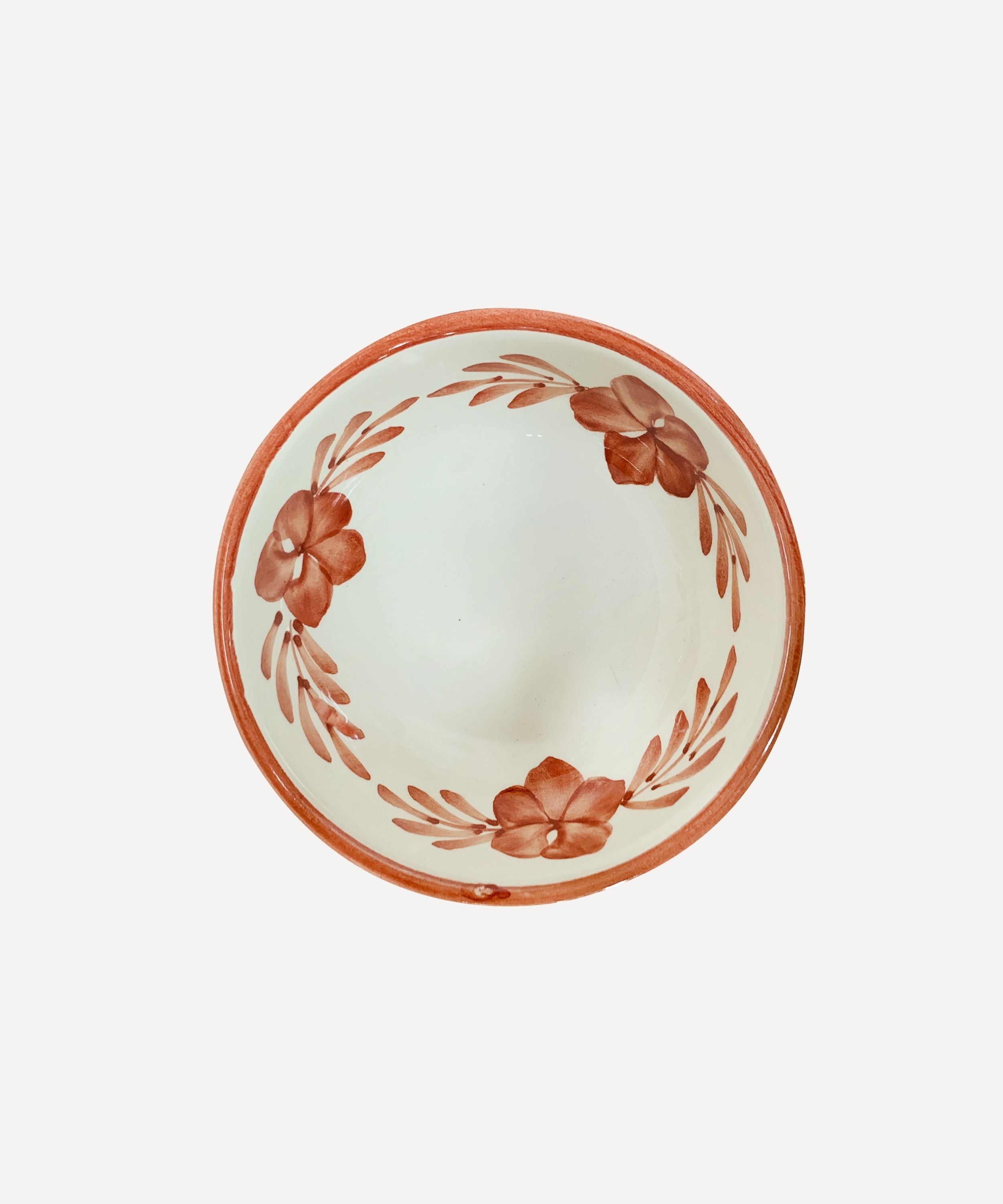 Flor Tapas Bowl, Rust Red