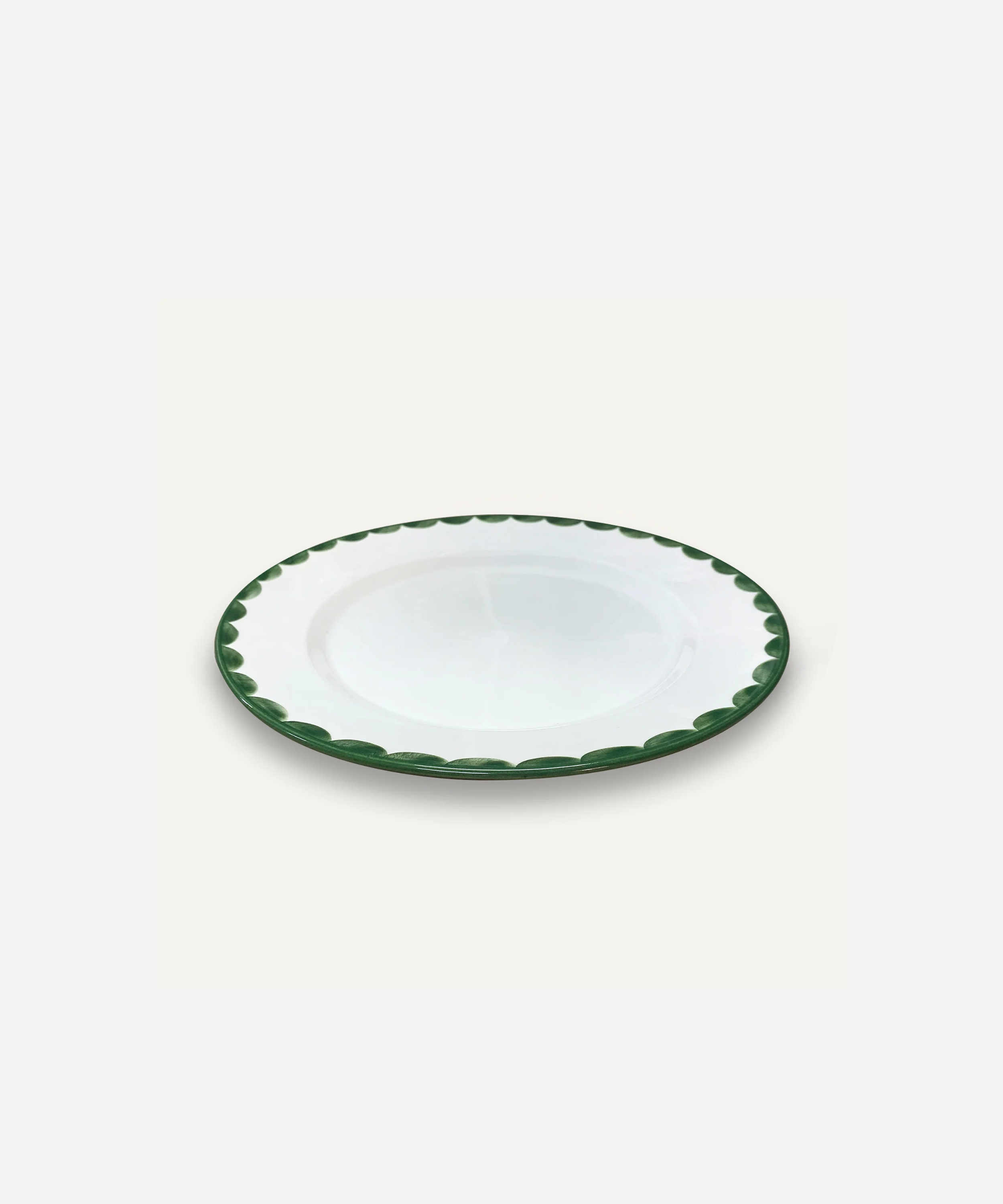 Cascos Dinner Plate, Fern Green