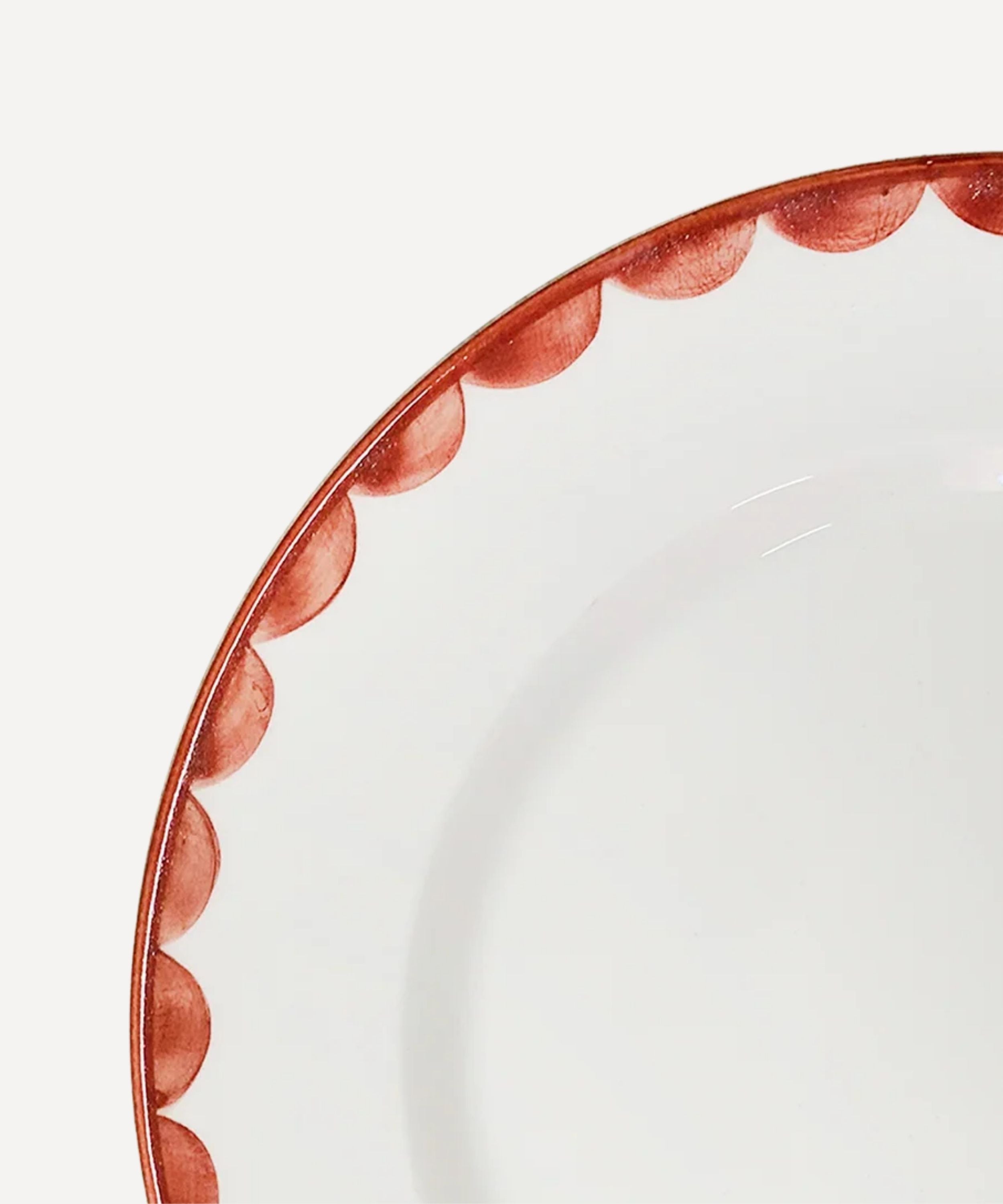 Cascos Dinner Plate, Rust Red