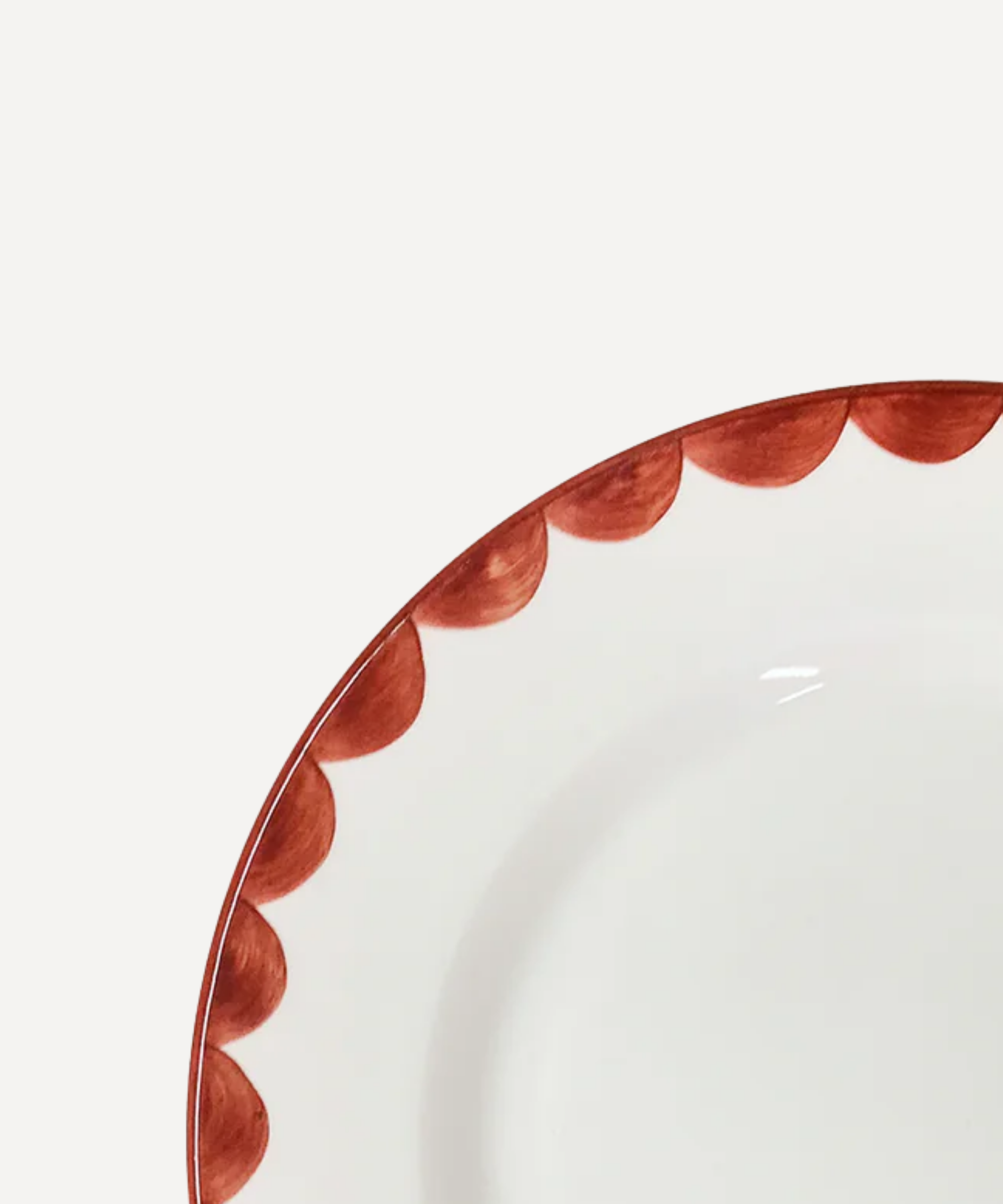 Cascos Side Plate, Rust Red