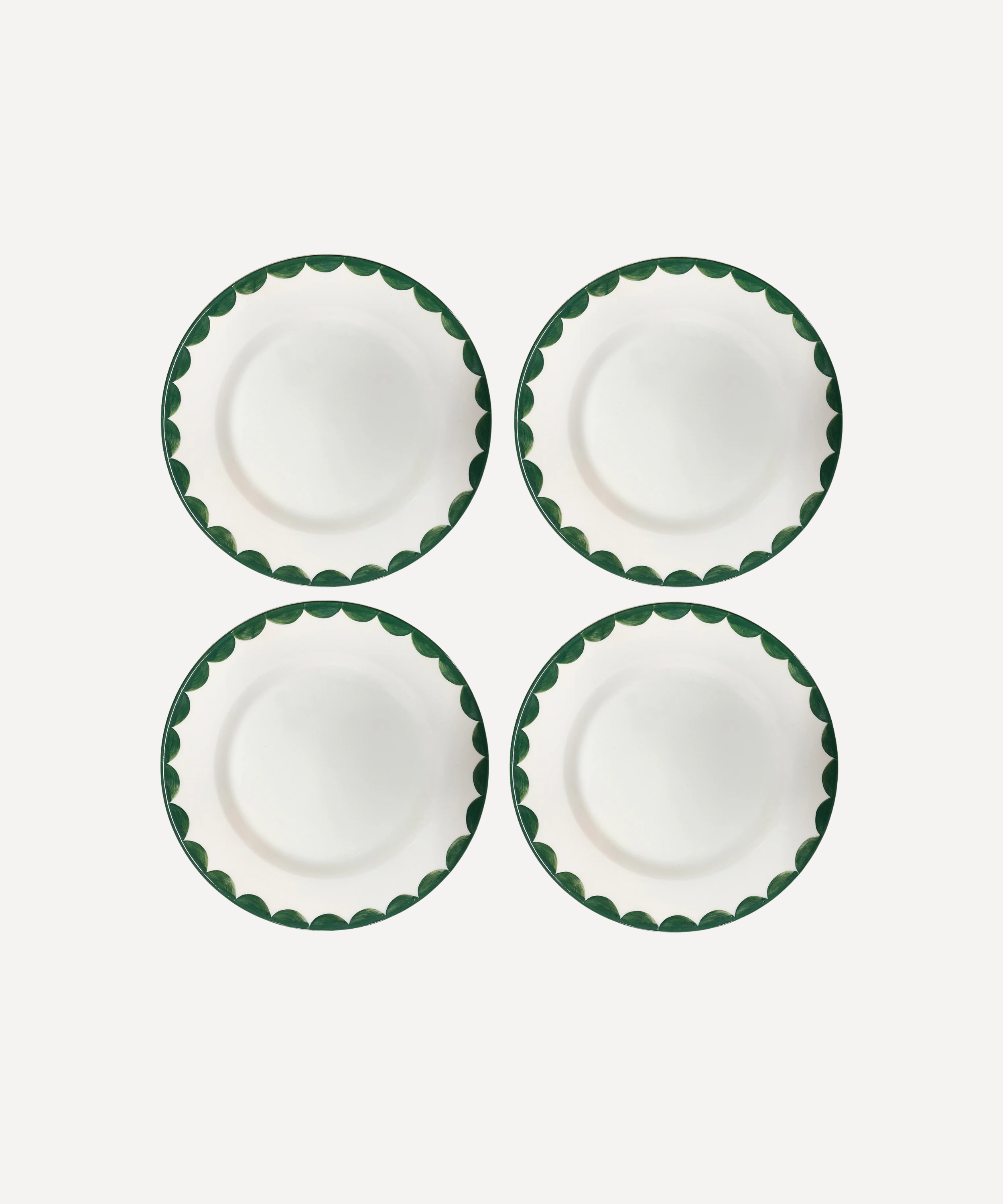 Cascos Side Plate, Fern Green (Set of 4)