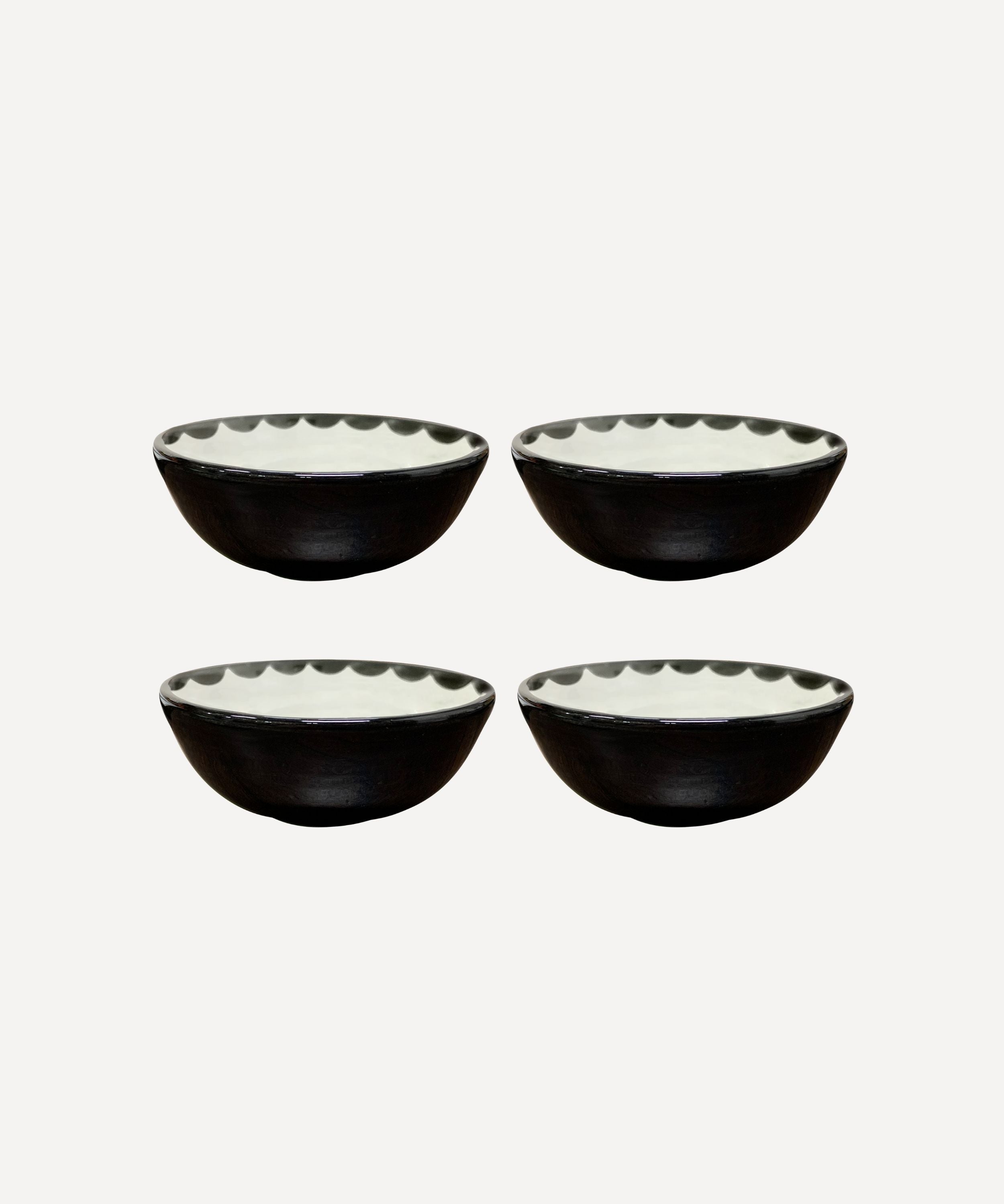 Cascos Tapas Bowls, Jet Black (Set of 4)
