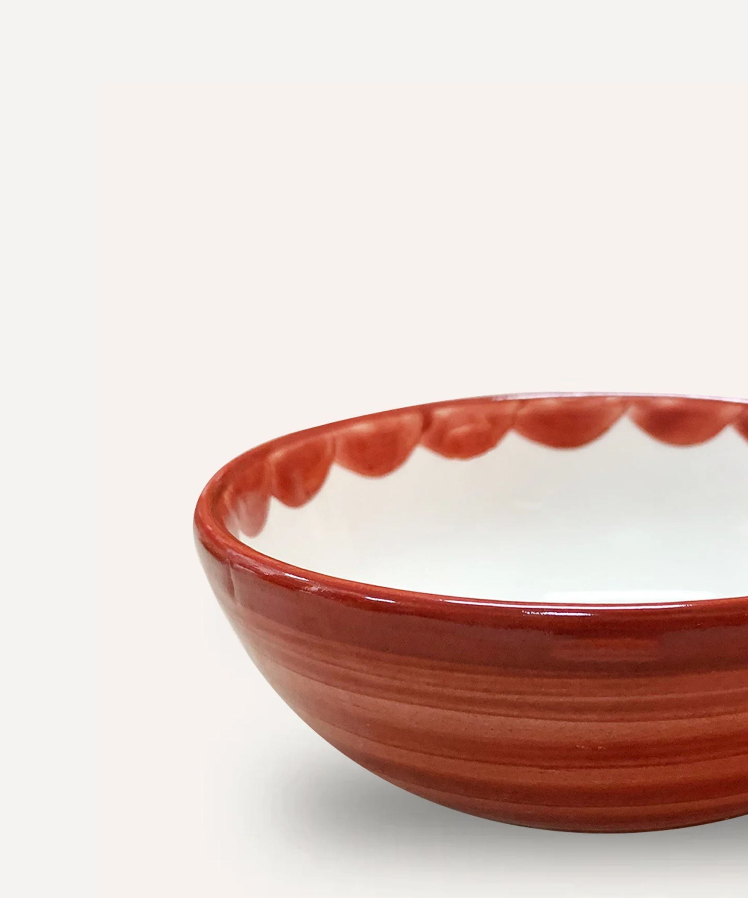 Cascos Tapas Bowl, Rust Red