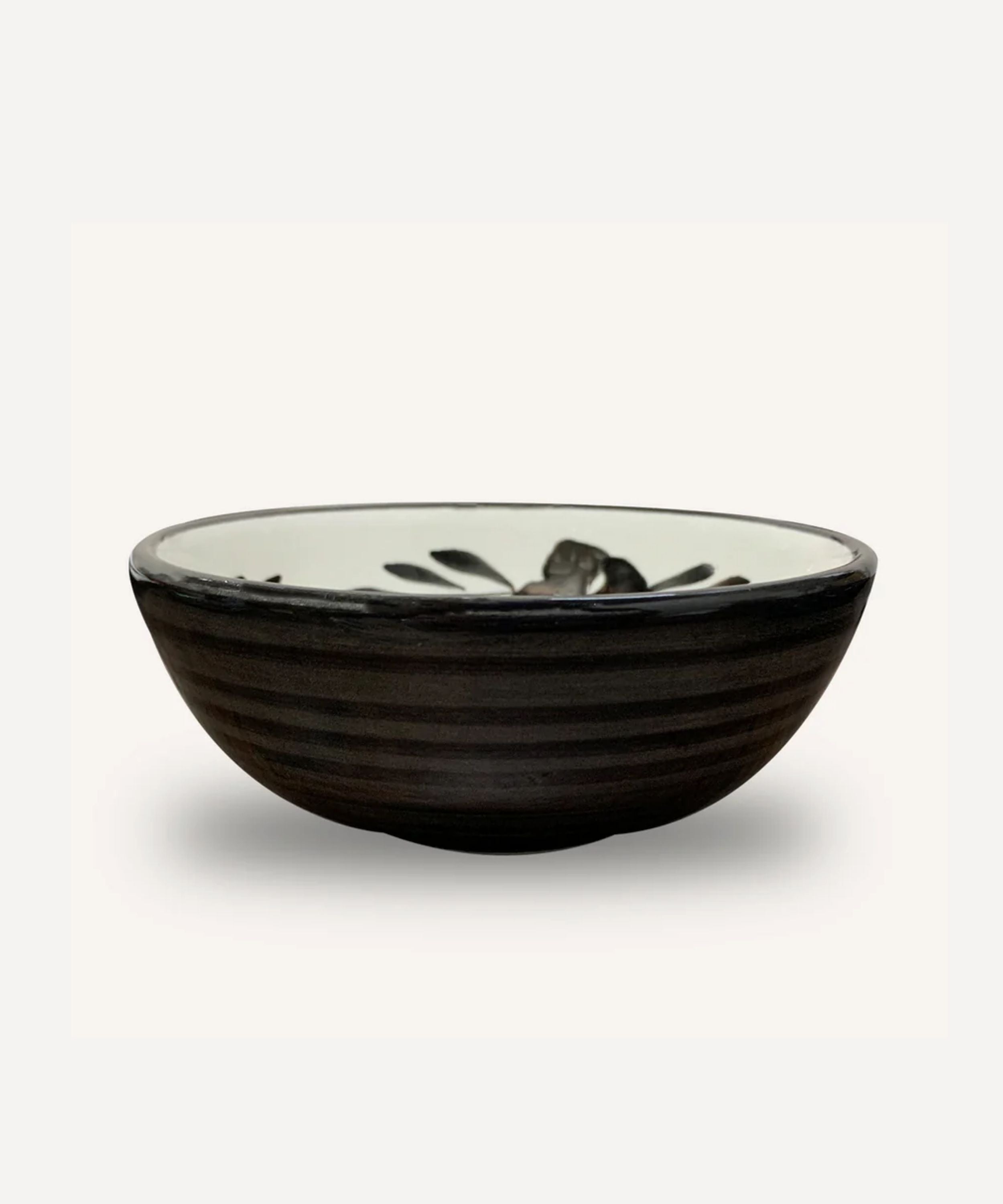 Flor Soup Bowl, Jet Black