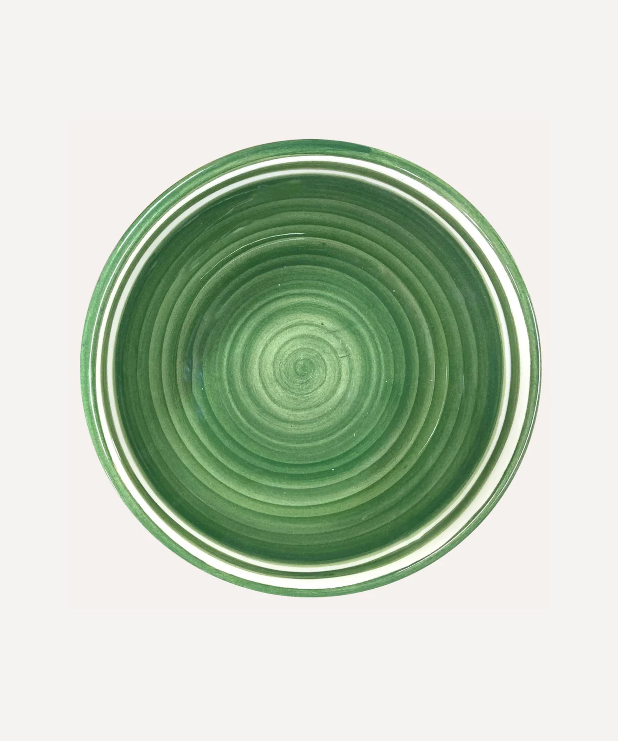 Helecho Soup Bowl, Fern Green (Set of 4)