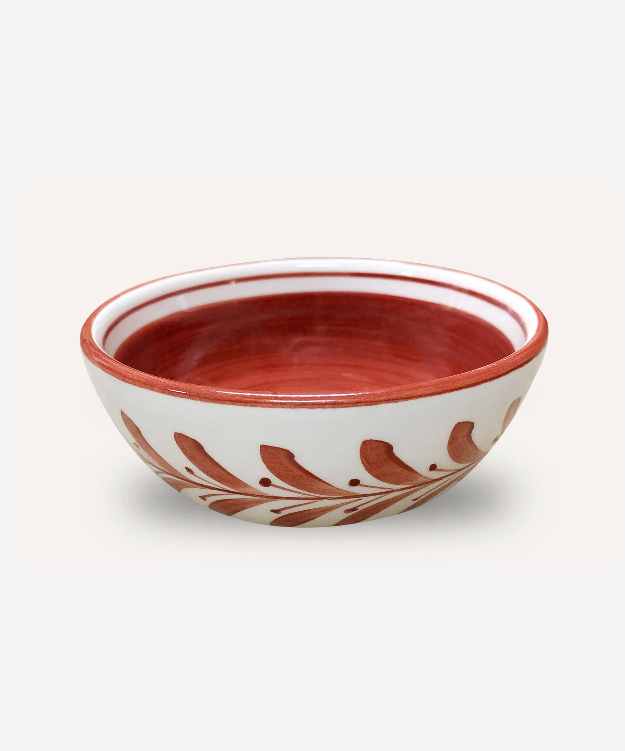 Helecho Soup Bowl, Rust Red