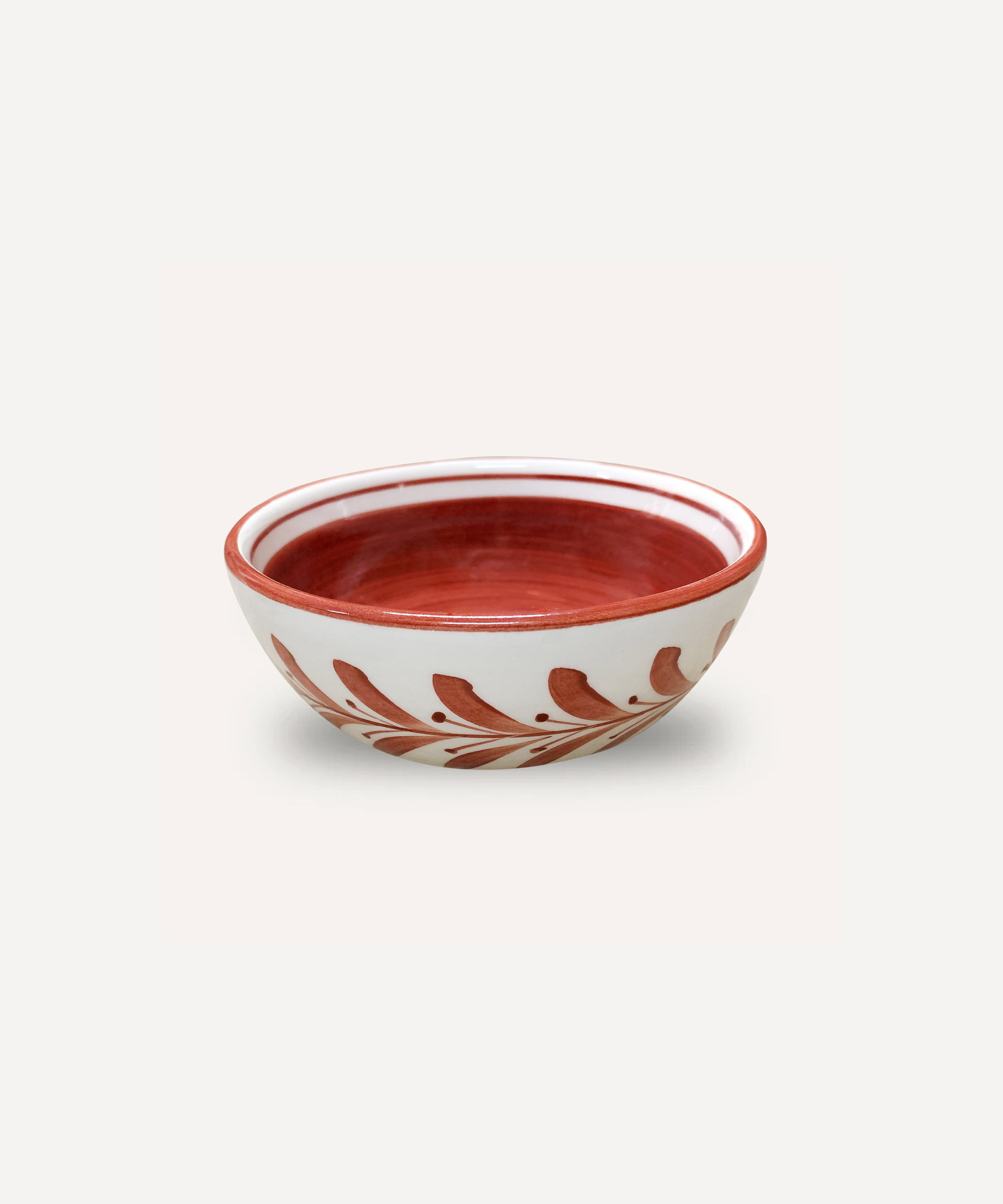 Helecho Soup Bowl, Rust Red