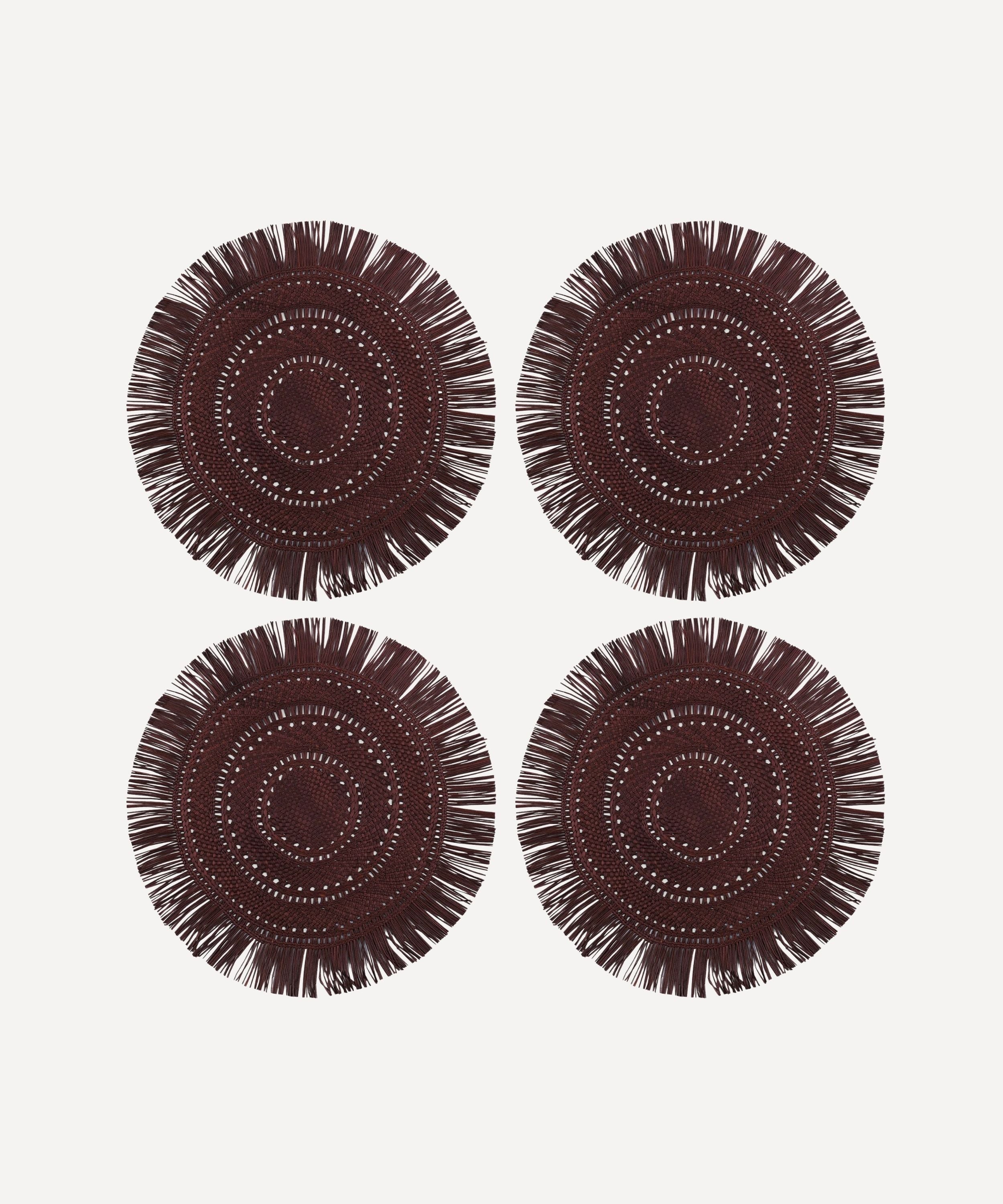 Flecos Placemat, Marsala (Set of 4)