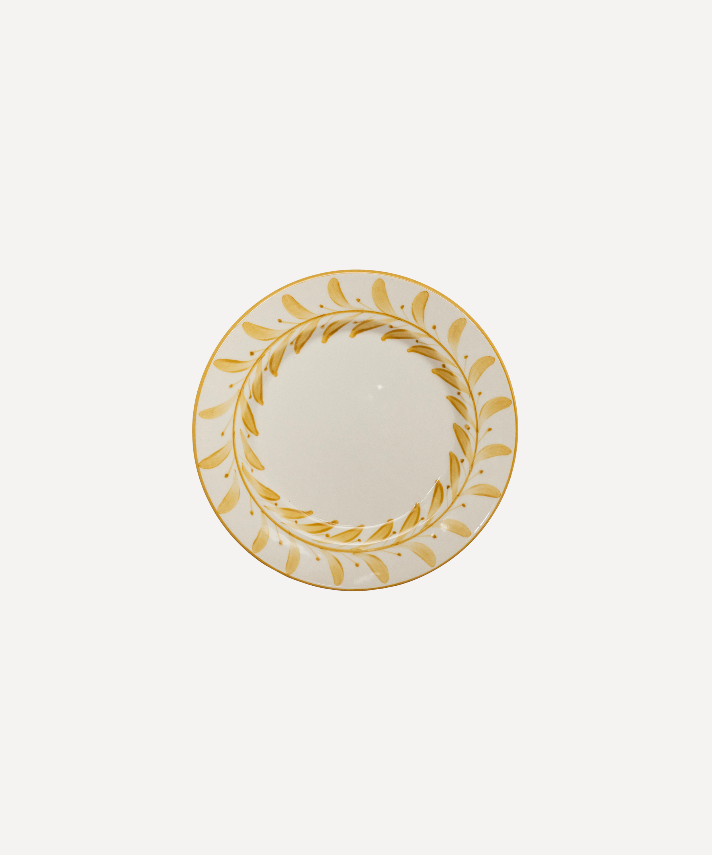 Helecho Side Plate, Golden Yellow