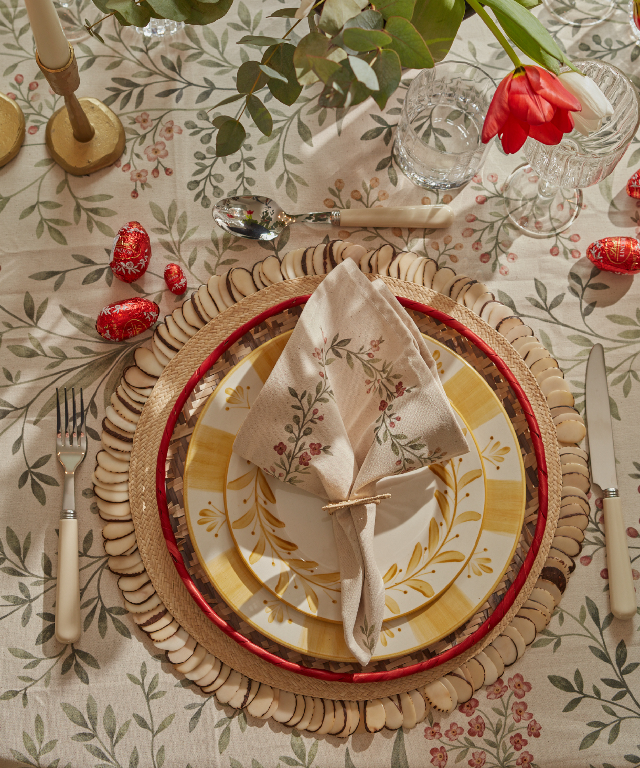 Franjas Dinner Plate, Golden Yellow