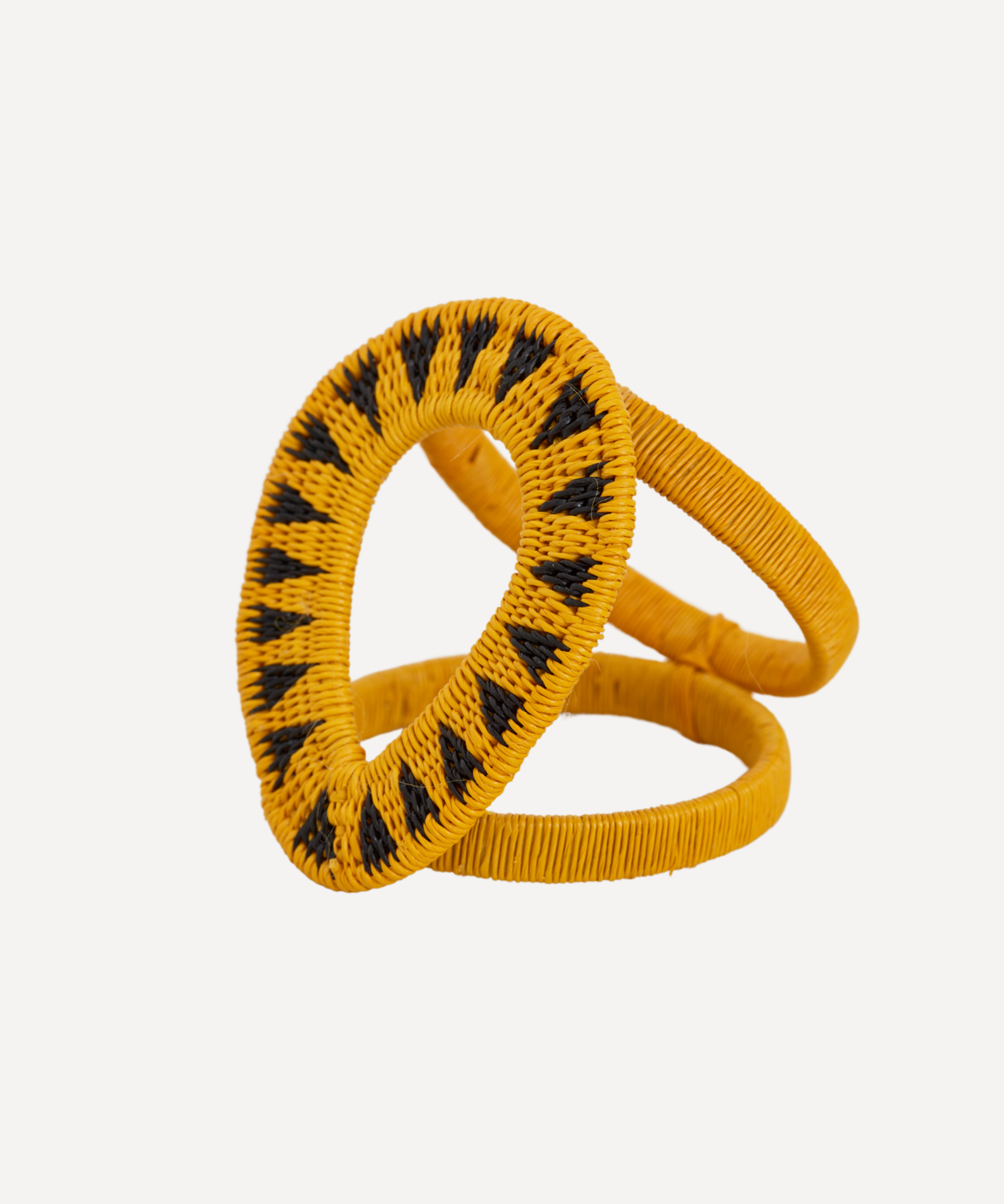 Gota Werregue Napkin Ring, Mustard