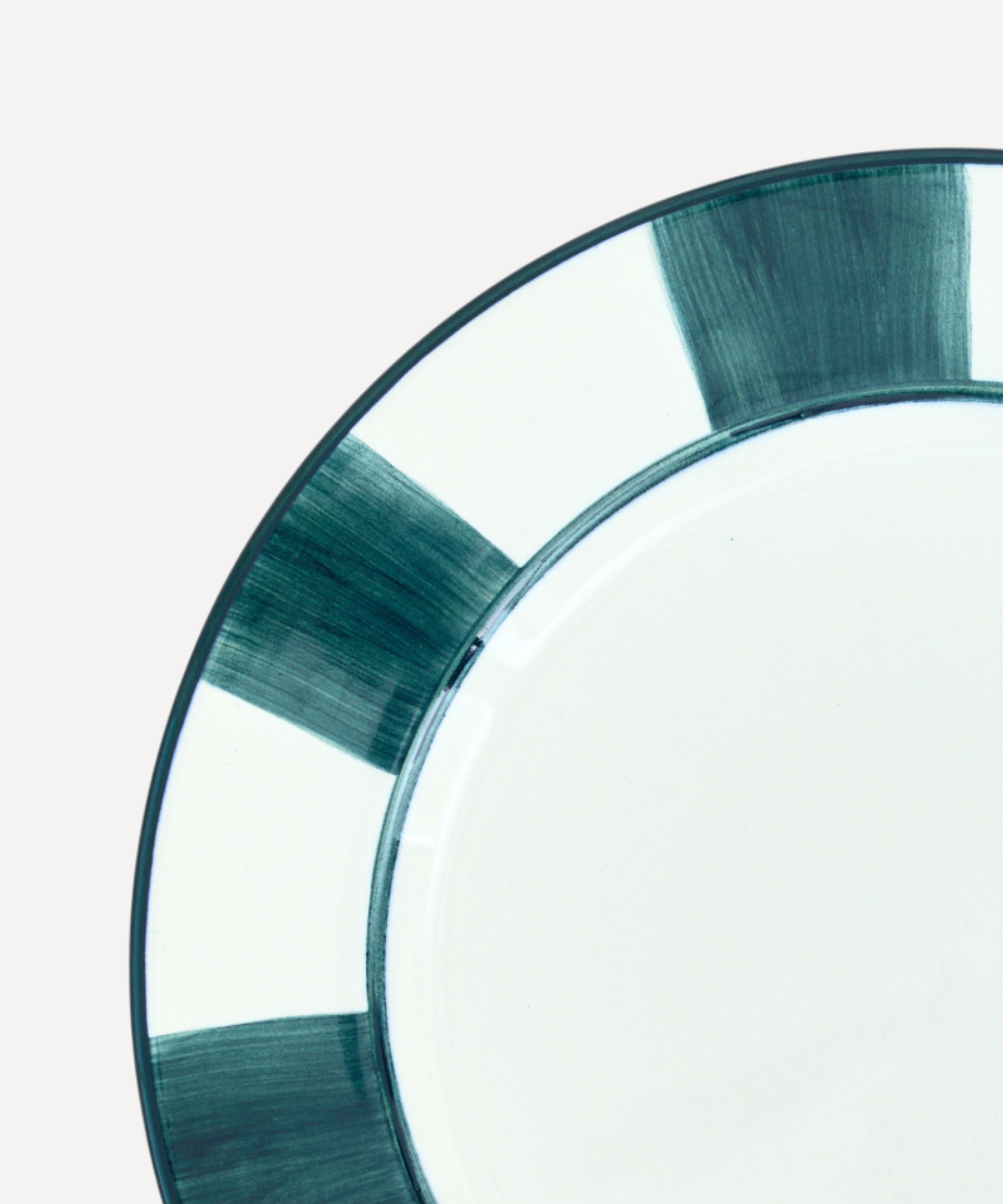 Franjas Dinner Plate, Teal