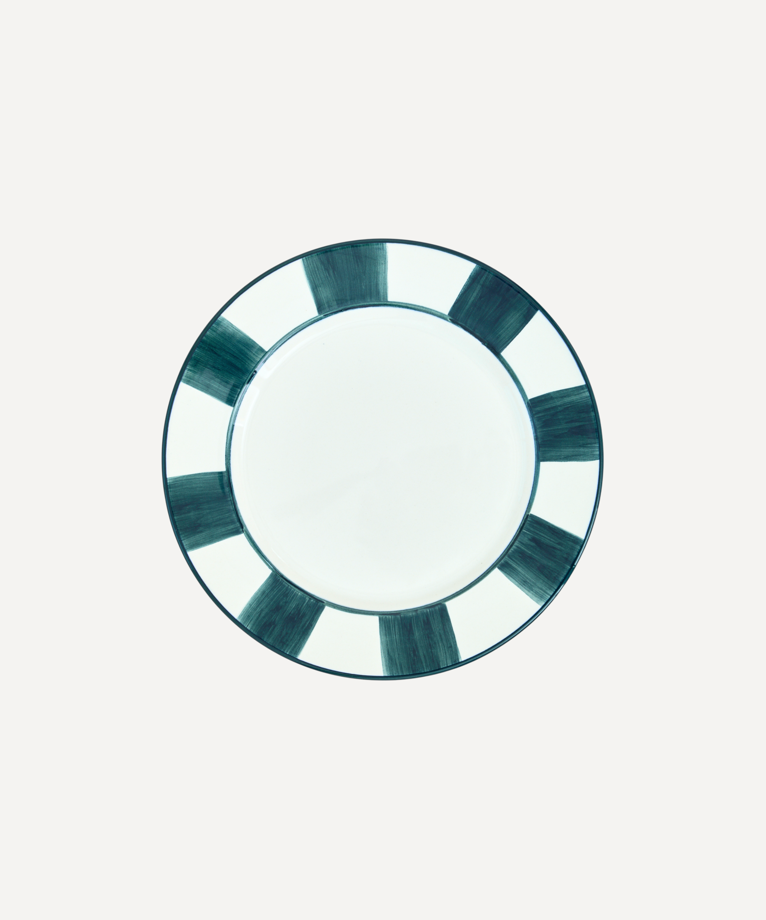 Franjas Dinner Plate, Teal