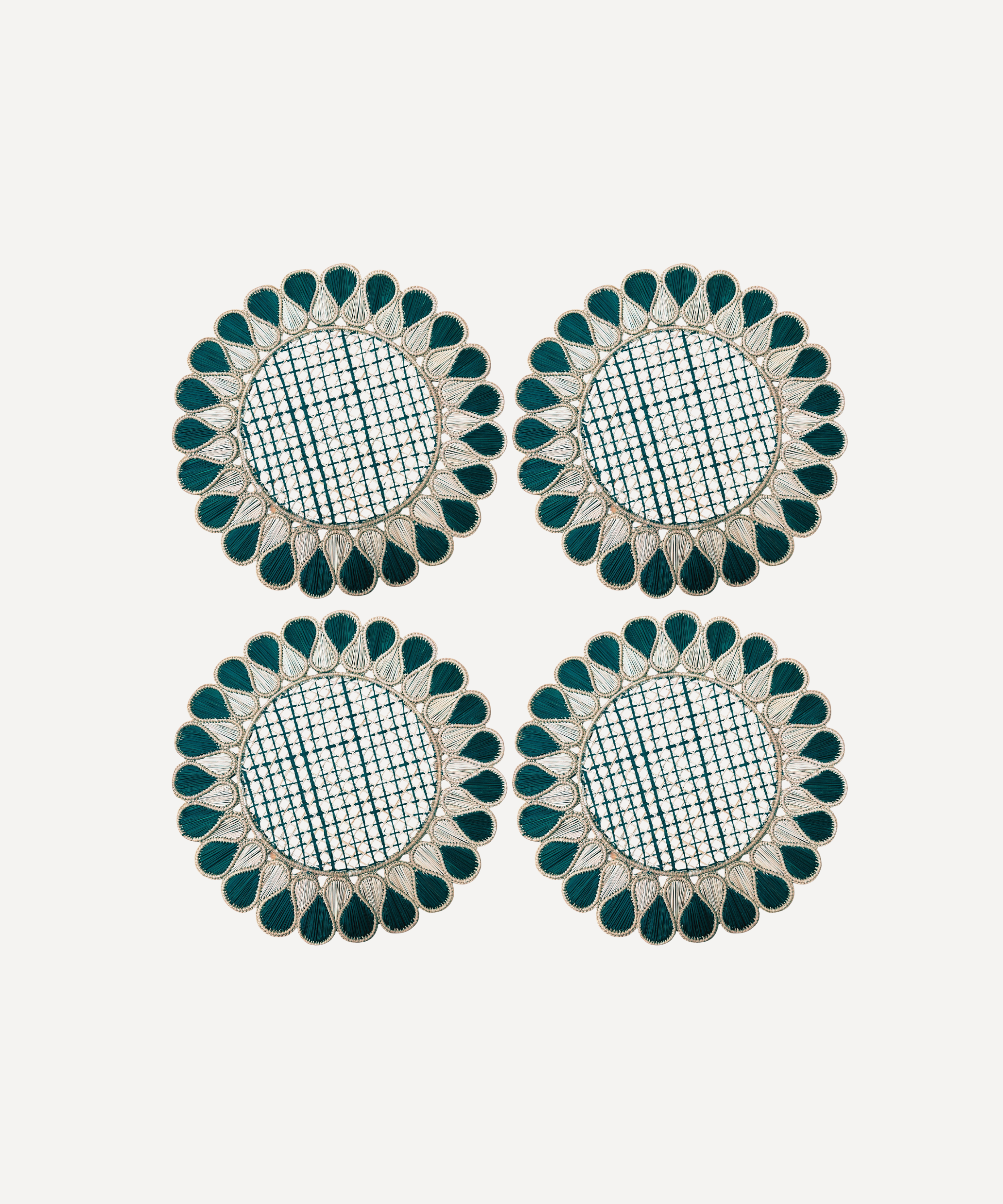 Lupita Placemat, Teal (Set of 4)
