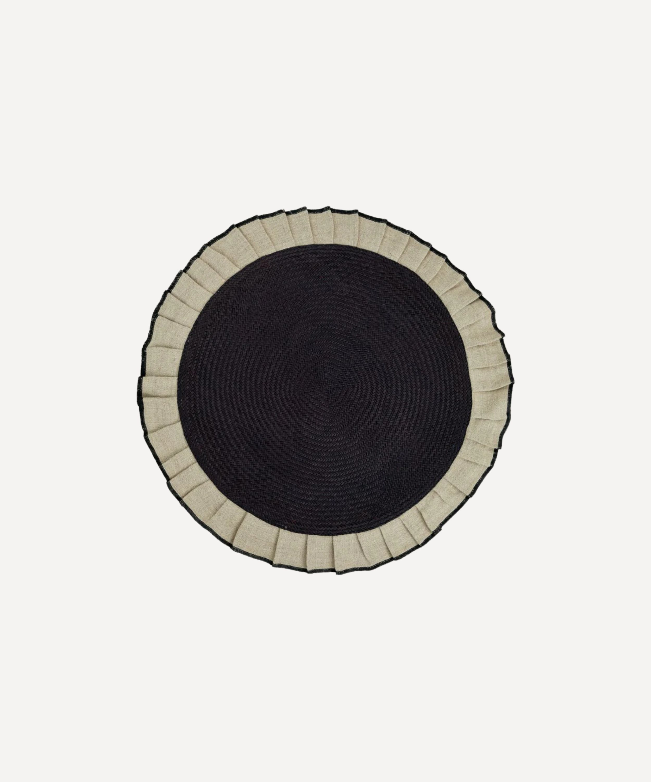 Arandela Iraca and Linen Placemats, Sand