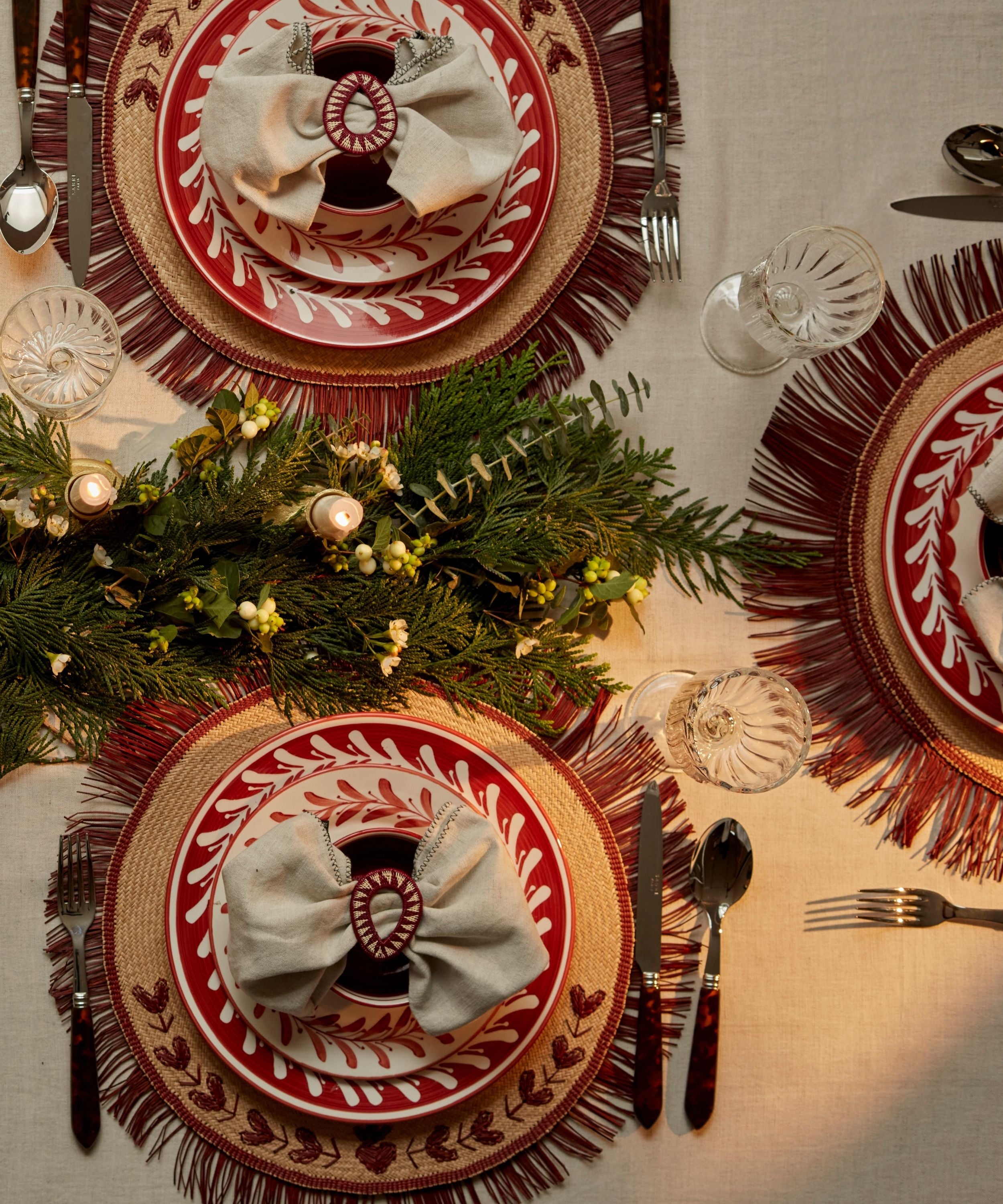 Flecos Placemat, Marsala (Set of 4)