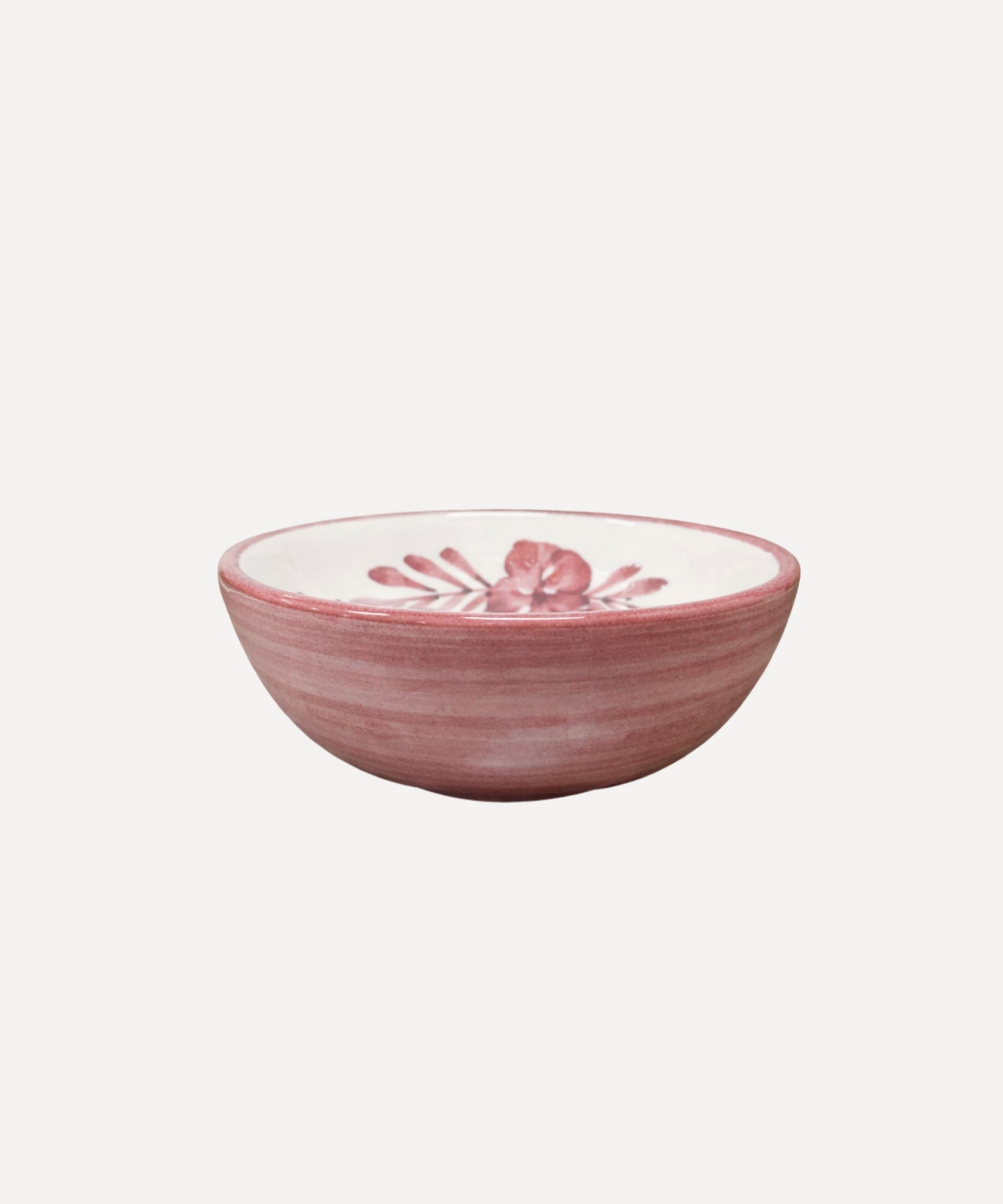 Flor Tapas Bowl Hand Painted Floral Ceramic Vintage