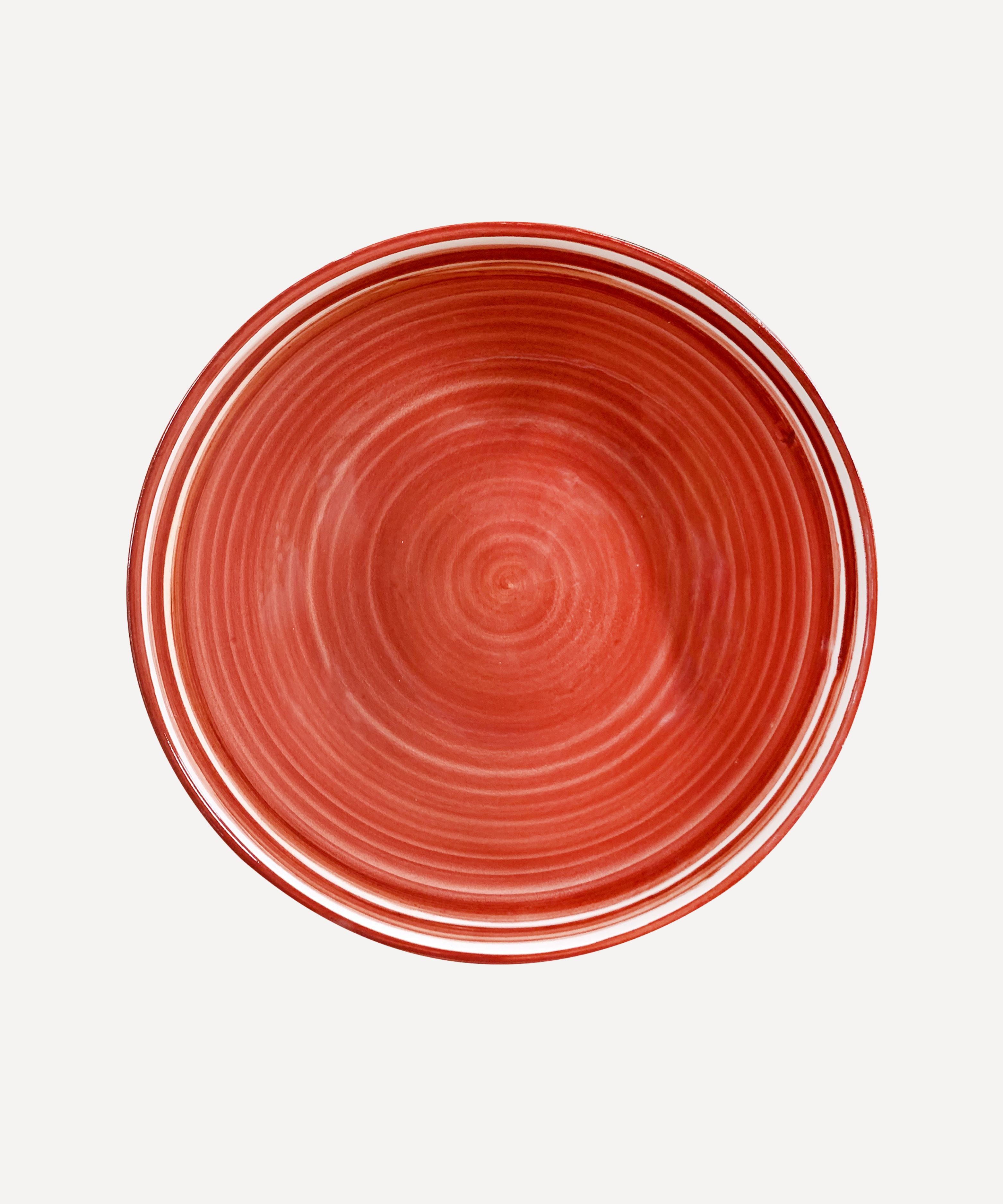 Helecho Salad Bowl, Rust Red