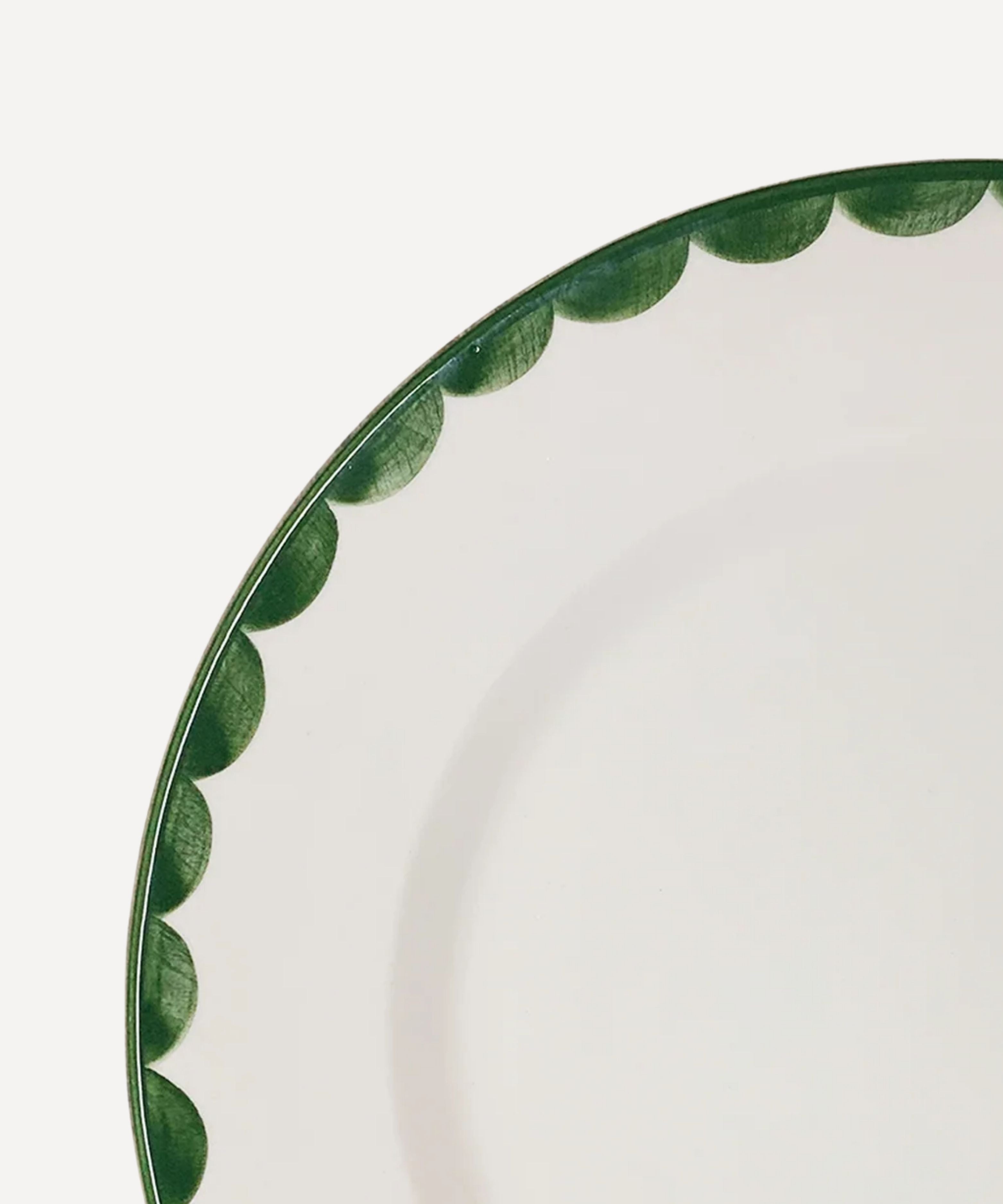 Cascos Dinner Plate, Fern Green