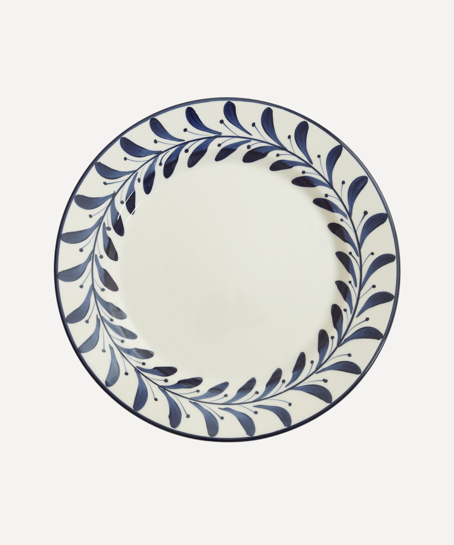 Helecho Dinner Plate Hand Painted Ceramic Deep