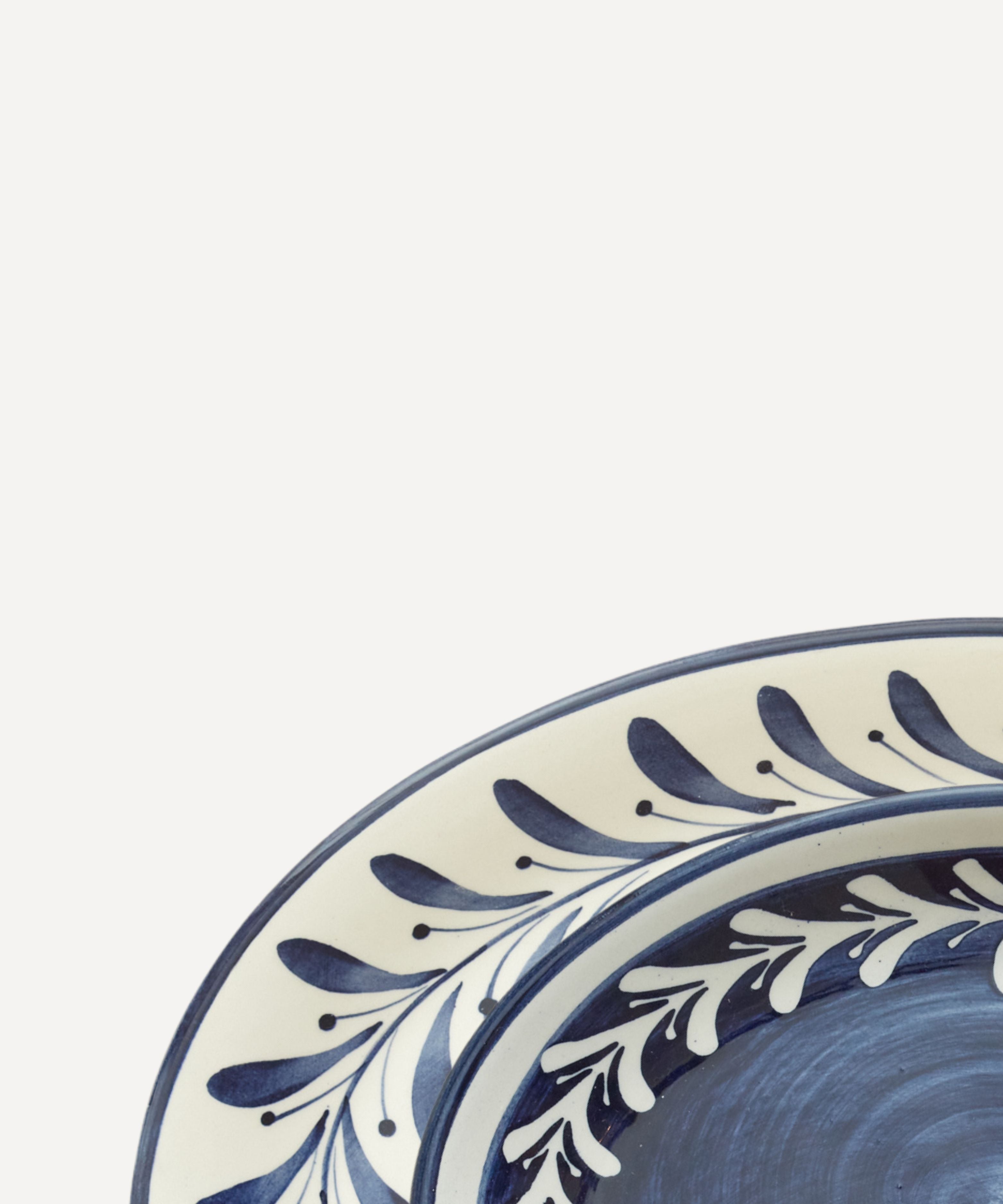 Helecho Serving Platter (set of two) - Deep Blue