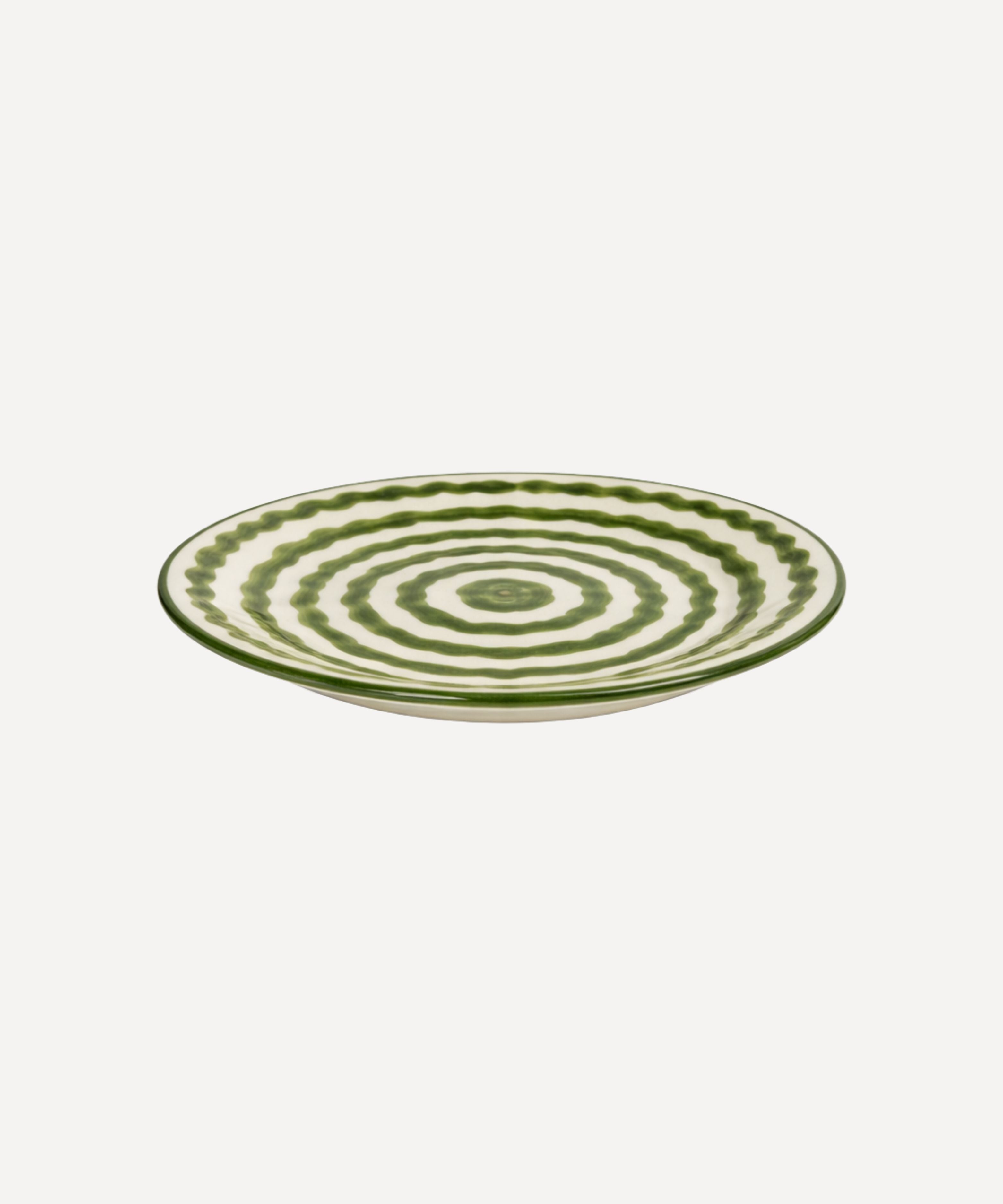 Ondas Side Plate, Fern Green