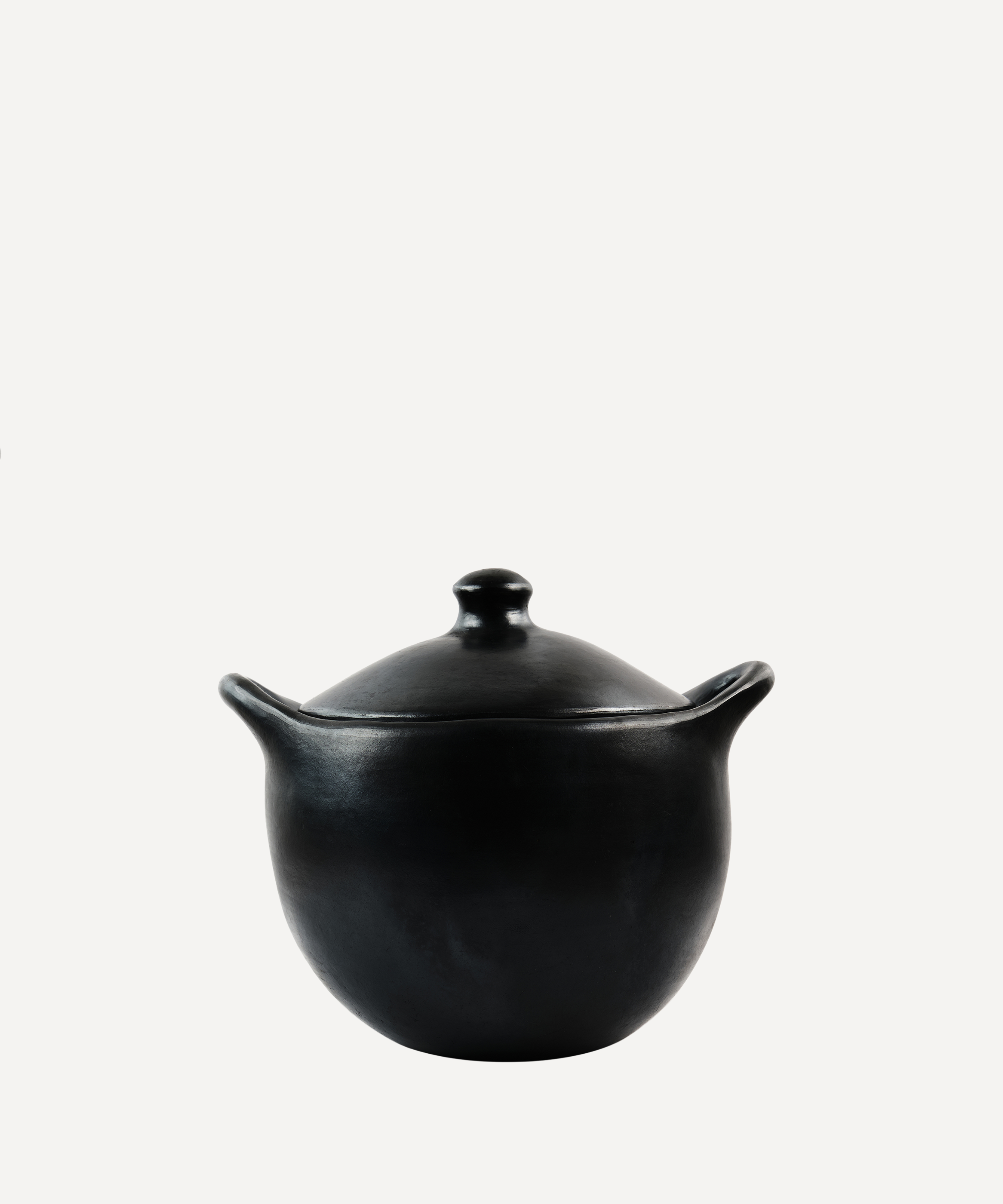 Chamba Black Clay Cocotte | Colombian Pottery