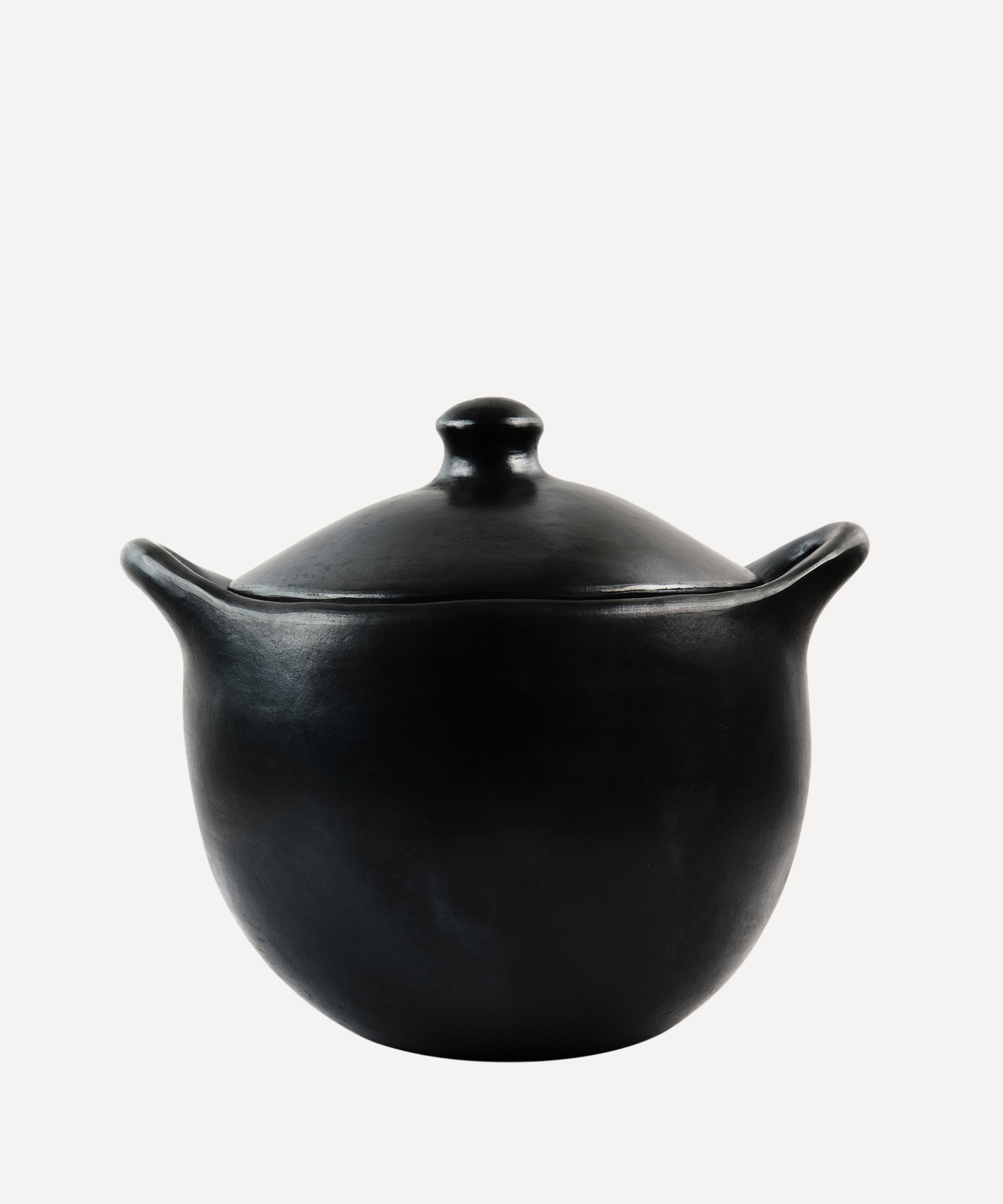 Chamba Black Clay Cocotte | Colombian Pottery