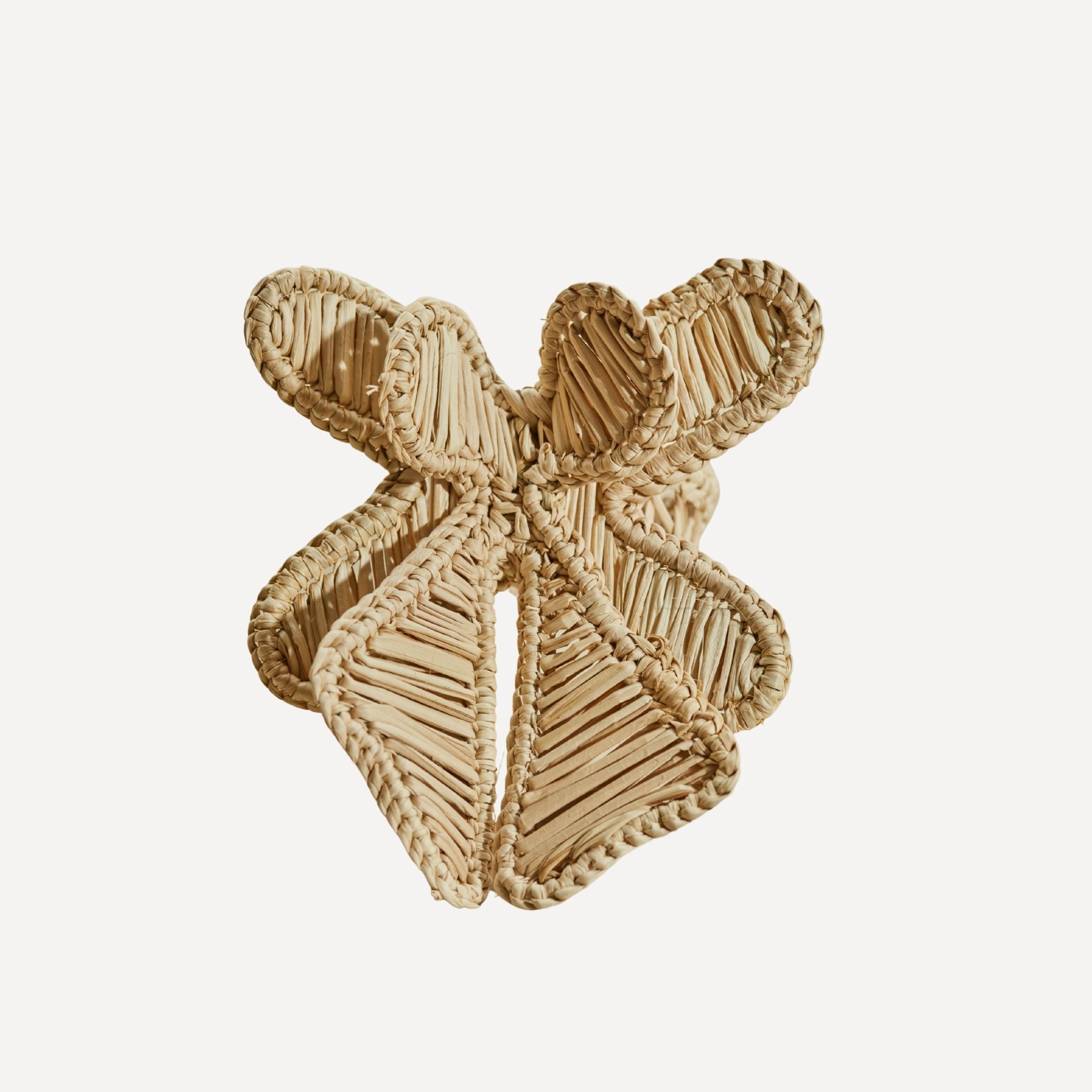 Ribbon Christmas Ornament - Natural