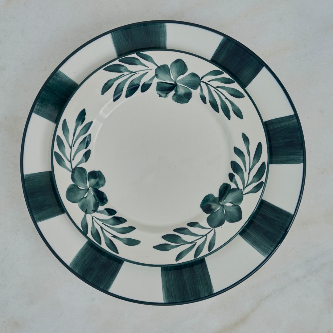 Dinner Plate - Franjas - Teal  TABLEWARE, SERVEWARE & COOKWARE