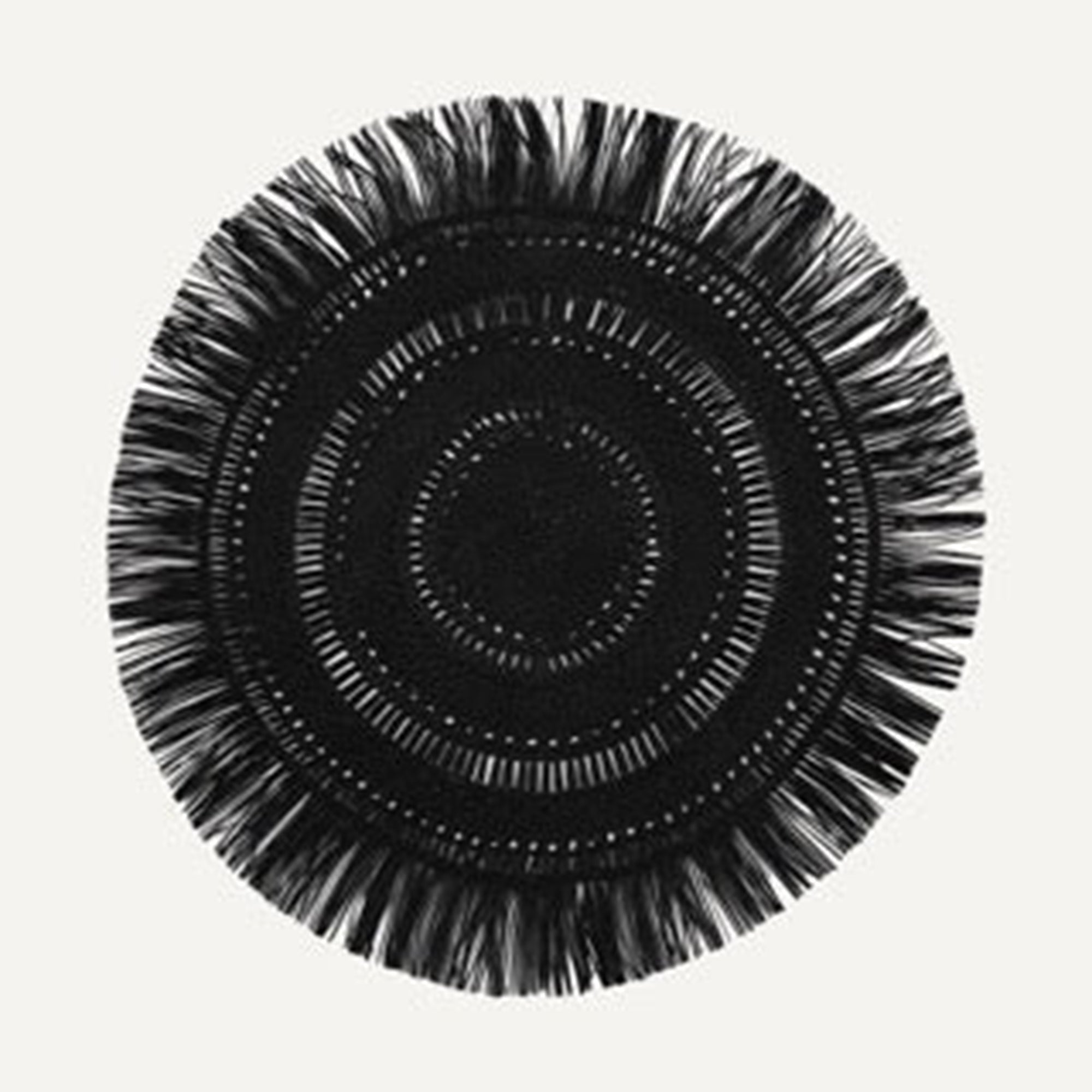 Flecos Placemat - Black (Set of 4)