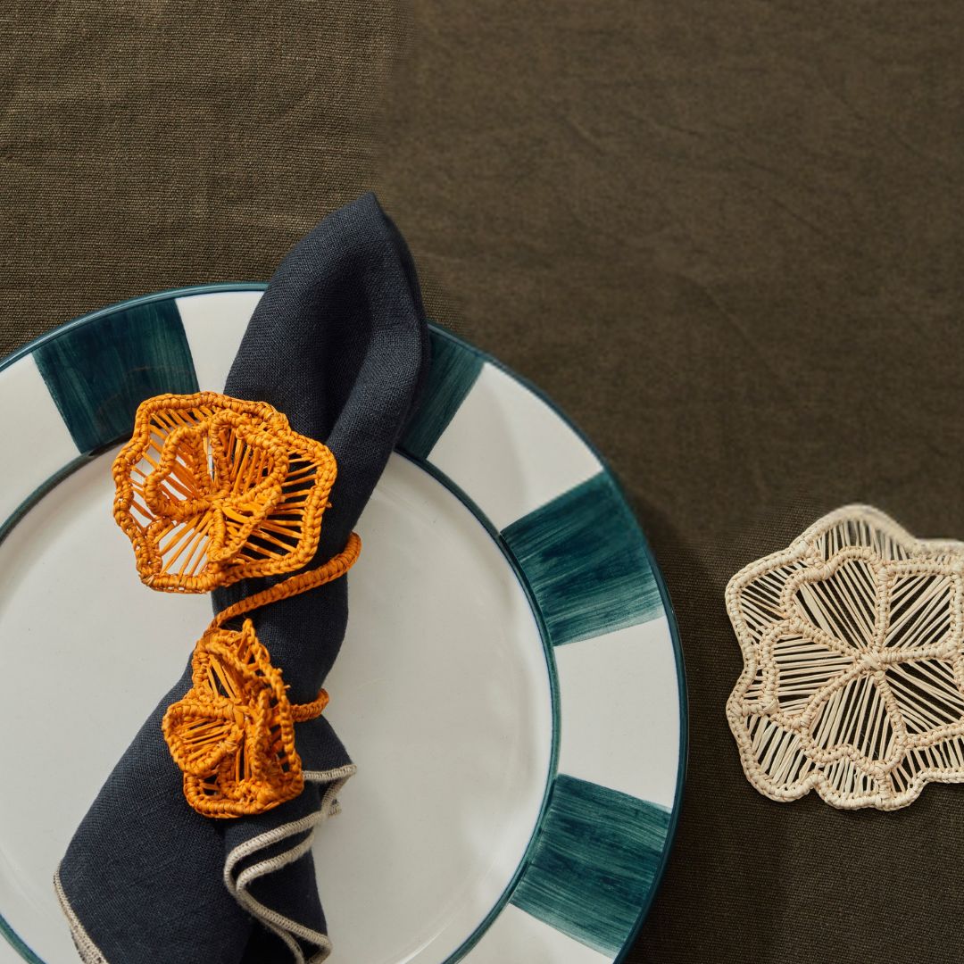 Cayena Napkin Ring - Mustard