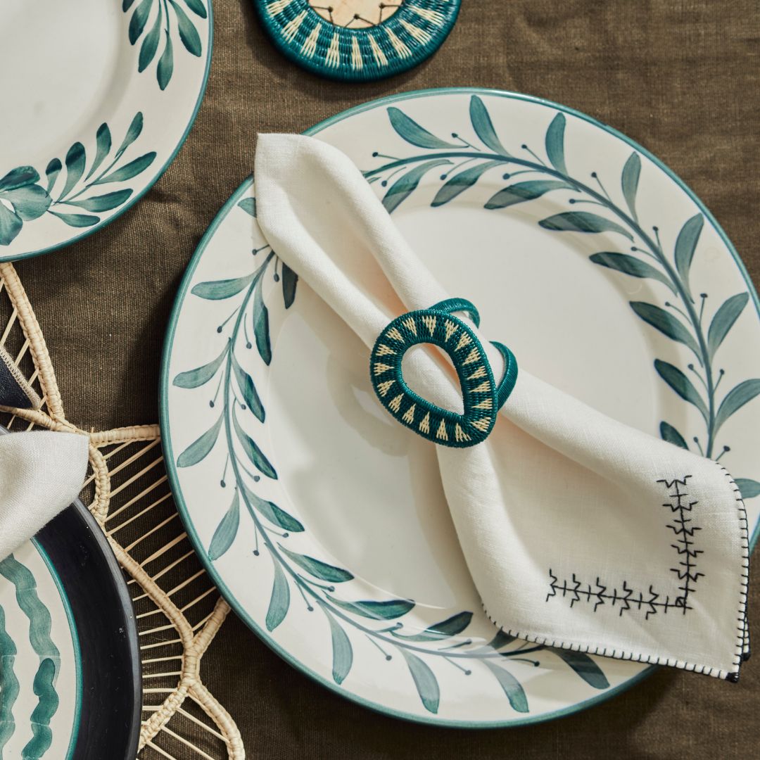 Dinner Plate -  Helecho - Teal