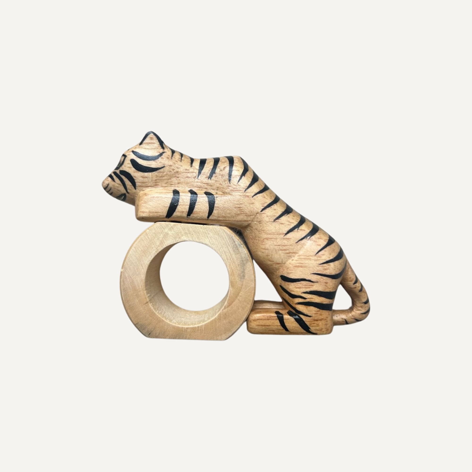 Felino Tiger Napkin Ring (Set of 4)