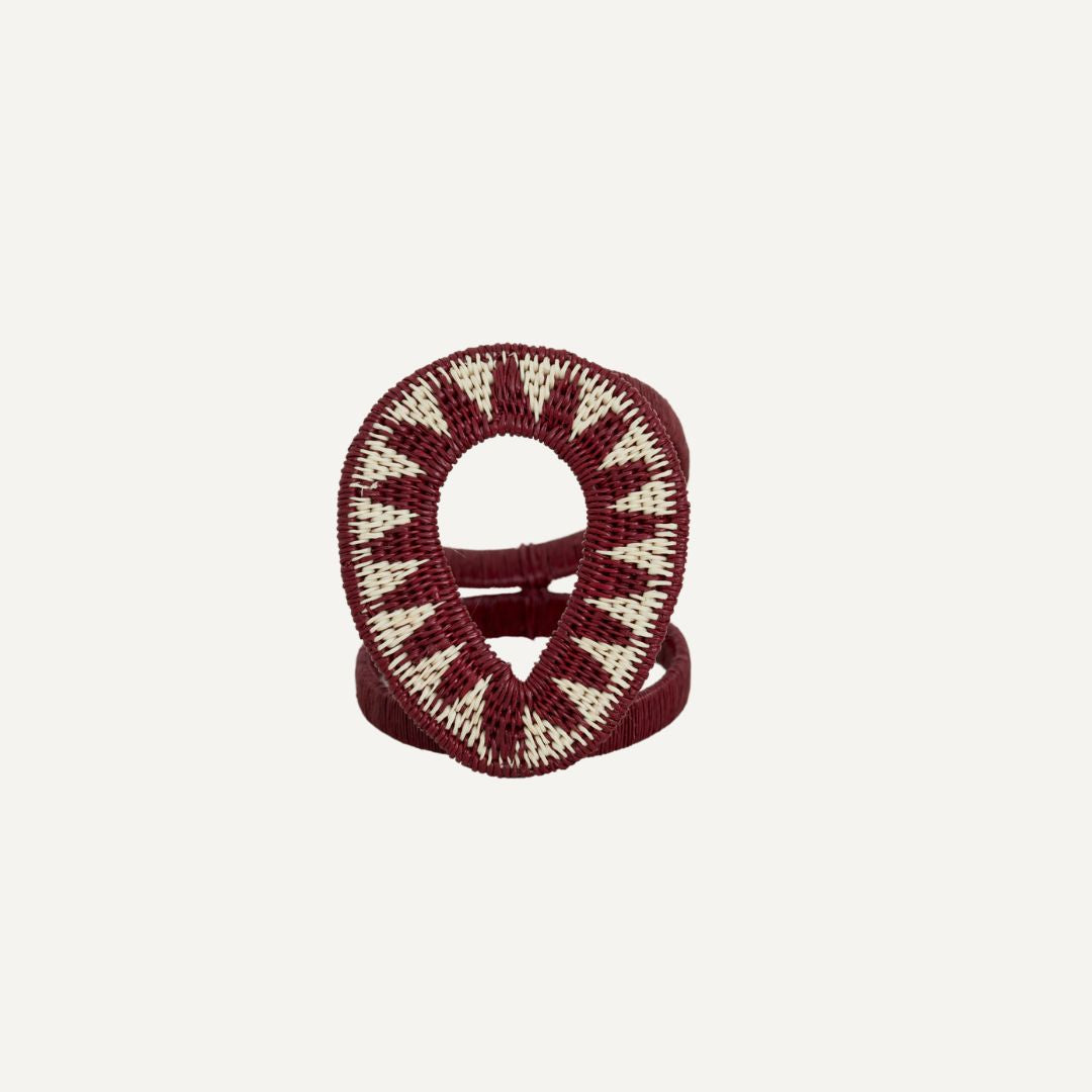 Gota Werregue Napkin Ring - Marsala