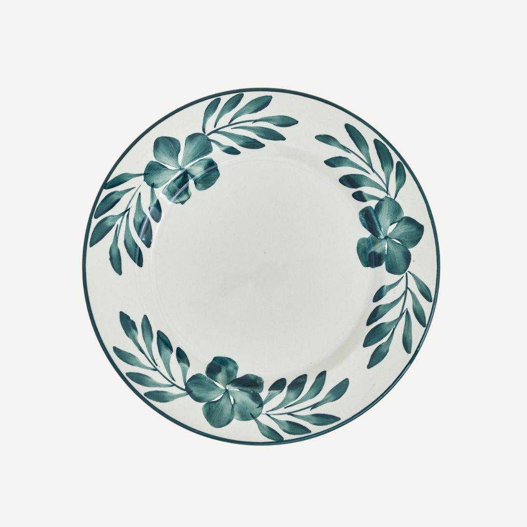 Side Plate -  Flor - Teal