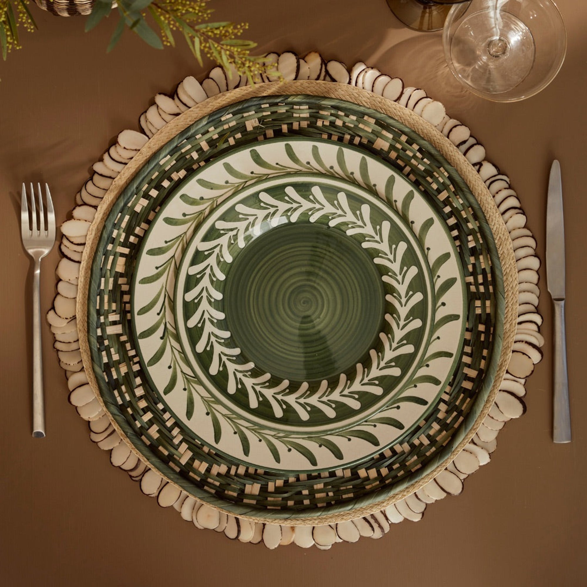 Tagua Placemat (set of 4)  Wholesale Handcrafted Tableware