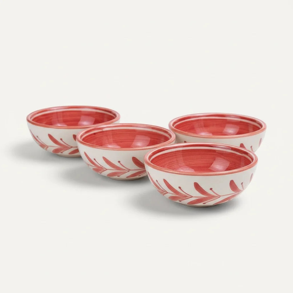 Tapas Bowl - Helecho - Rust Red (Set of 4)