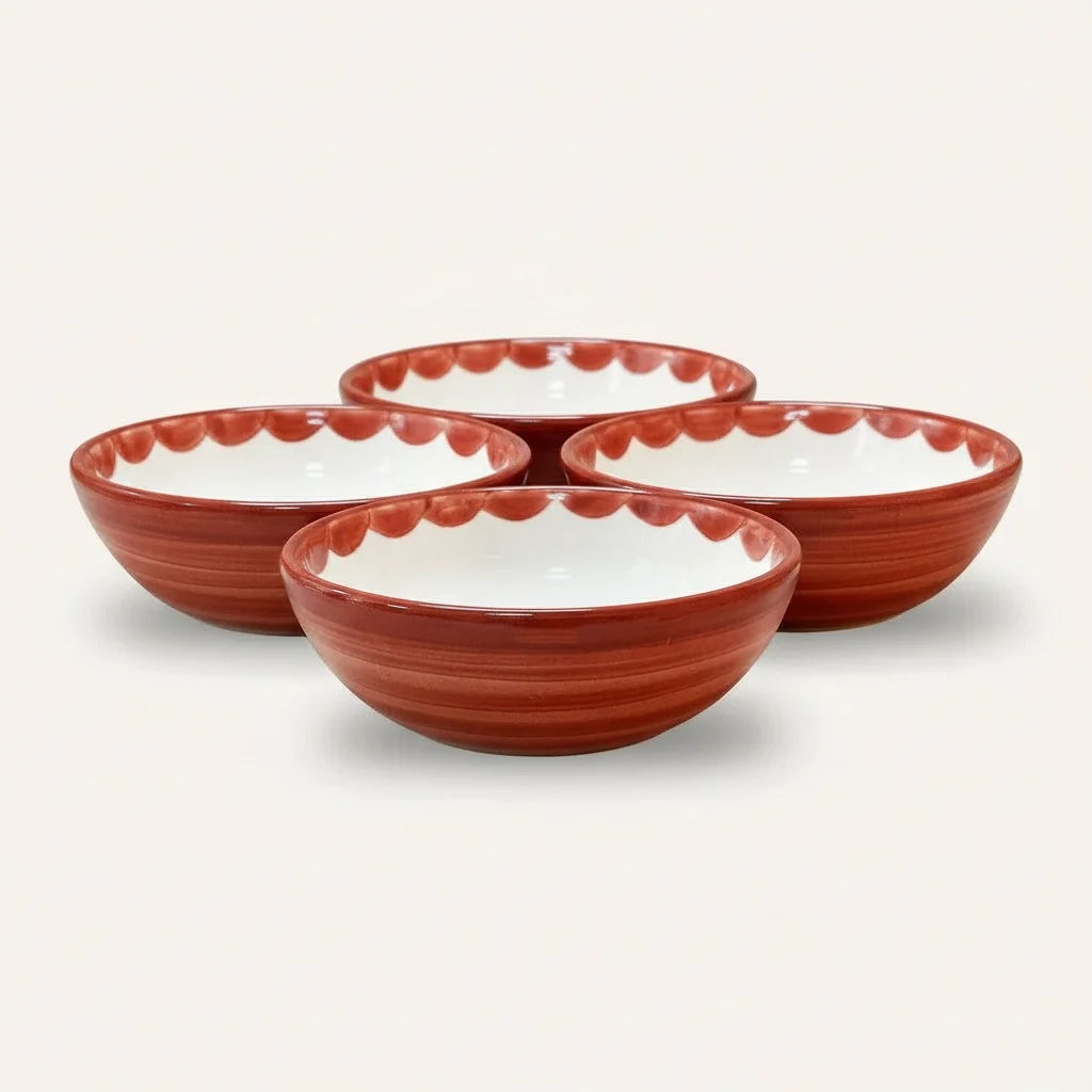 Tapas Bowl - Cascos - Rust Red (Set of 4)