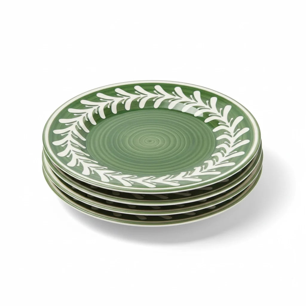 Dark Helecho - Dinner Plate - Fern Green (Set of 4)