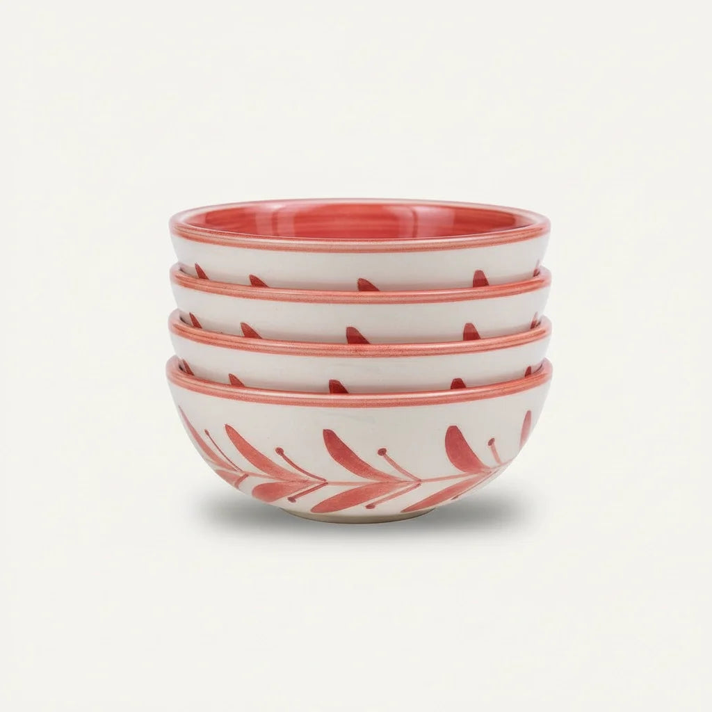 Tapas Bowl - Helecho - Rust Red (Set of 4)