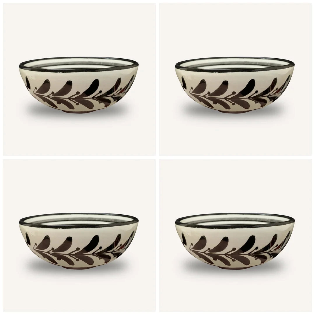 Tapas Bowl - Helecho - Jet Black (Set of 4)
